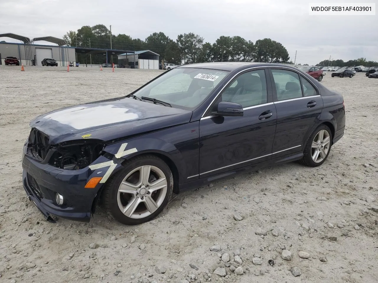 2010 Mercedes-Benz C 300 VIN: WDDGF5EB1AF403901 Lot: 71826014