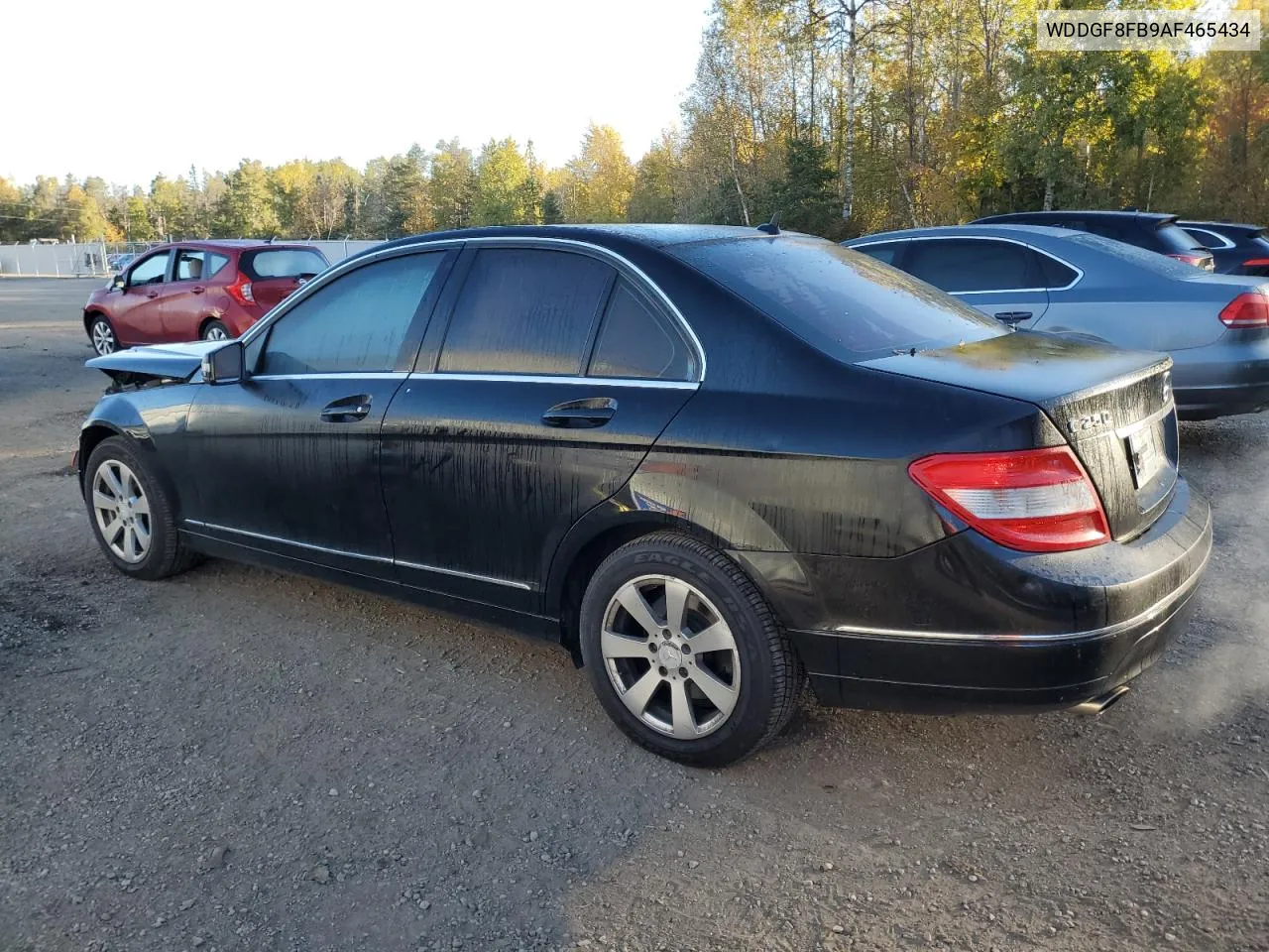 2010 Mercedes-Benz C 250 4Matic VIN: WDDGF8FB9AF465434 Lot: 72905344