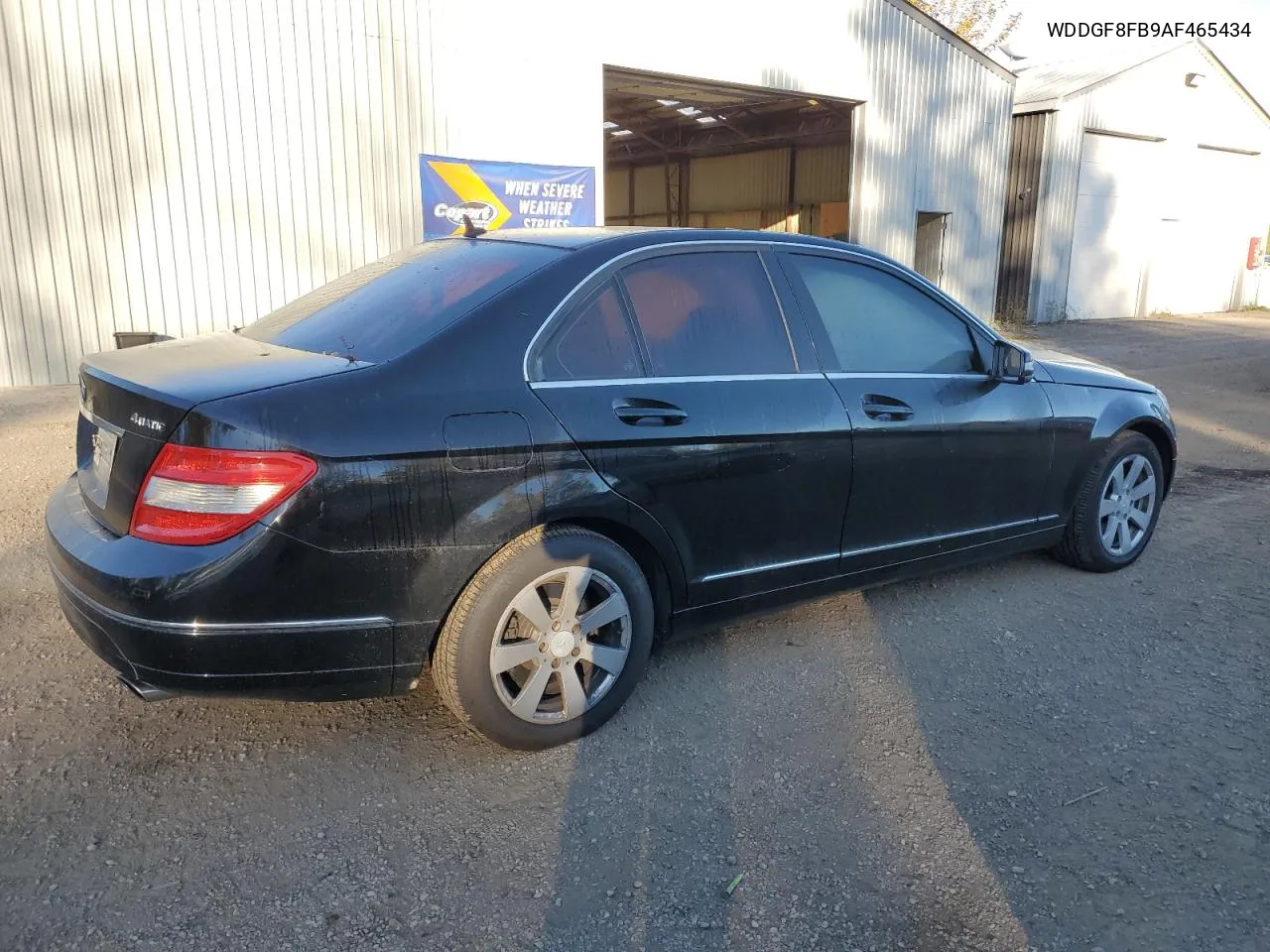 2010 Mercedes-Benz C 250 4Matic VIN: WDDGF8FB9AF465434 Lot: 72905344