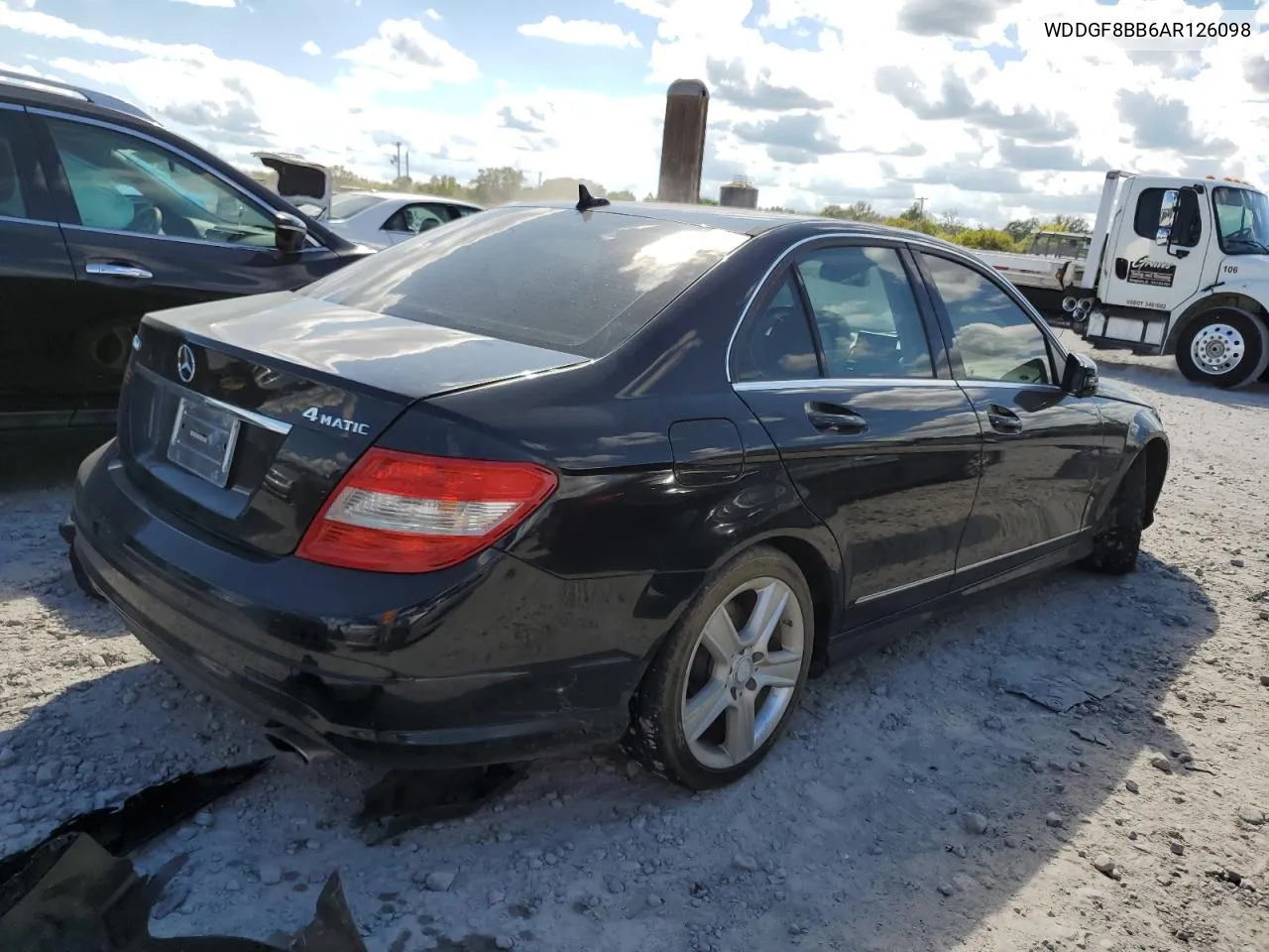 2010 Mercedes-Benz C 300 4Matic VIN: WDDGF8BB6AR126098 Lot: 72927344