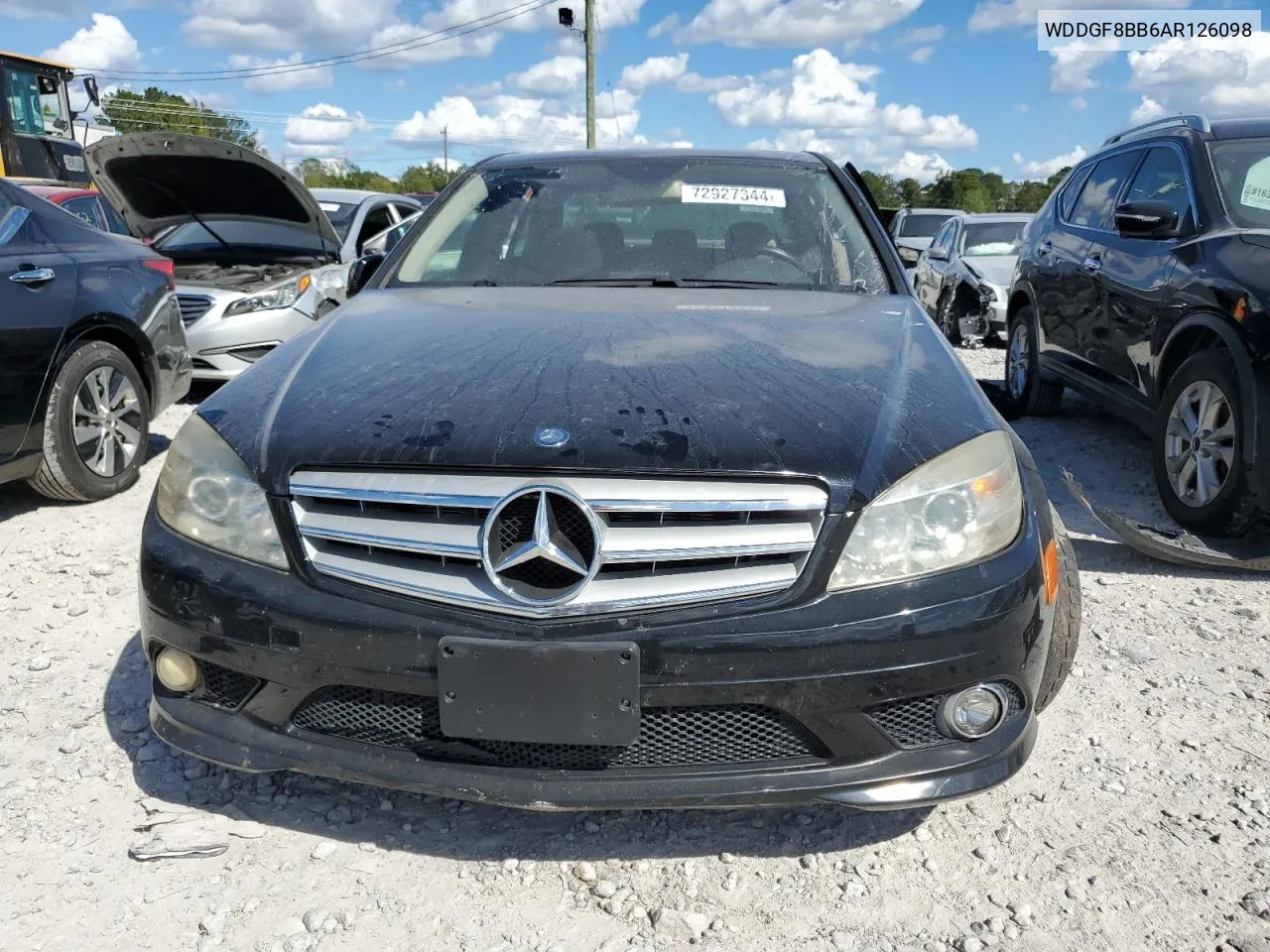 2010 Mercedes-Benz C 300 4Matic VIN: WDDGF8BB6AR126098 Lot: 72927344