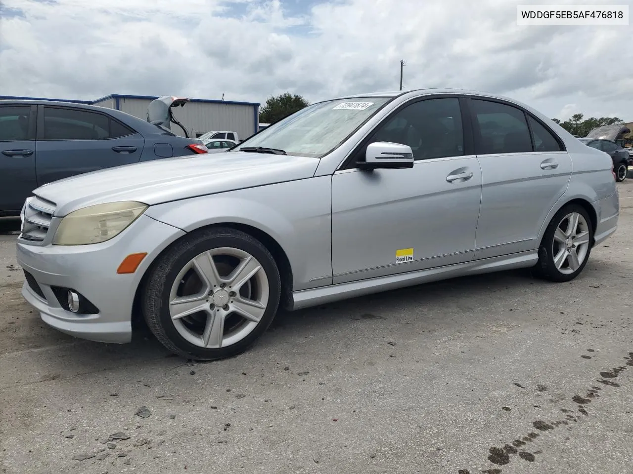 2010 Mercedes-Benz C 300 VIN: WDDGF5EB5AF476818 Lot: 72941674