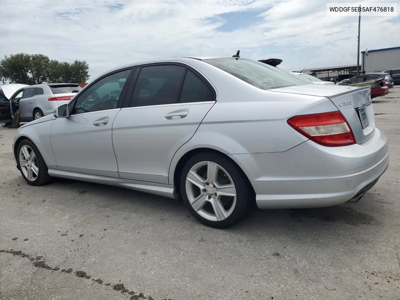 2010 Mercedes-Benz C 300 VIN: WDDGF5EB5AF476818 Lot: 72941674