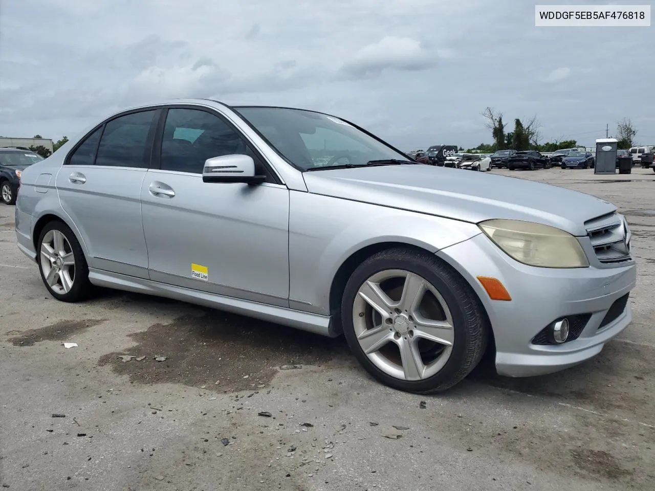 2010 Mercedes-Benz C 300 VIN: WDDGF5EB5AF476818 Lot: 72941674