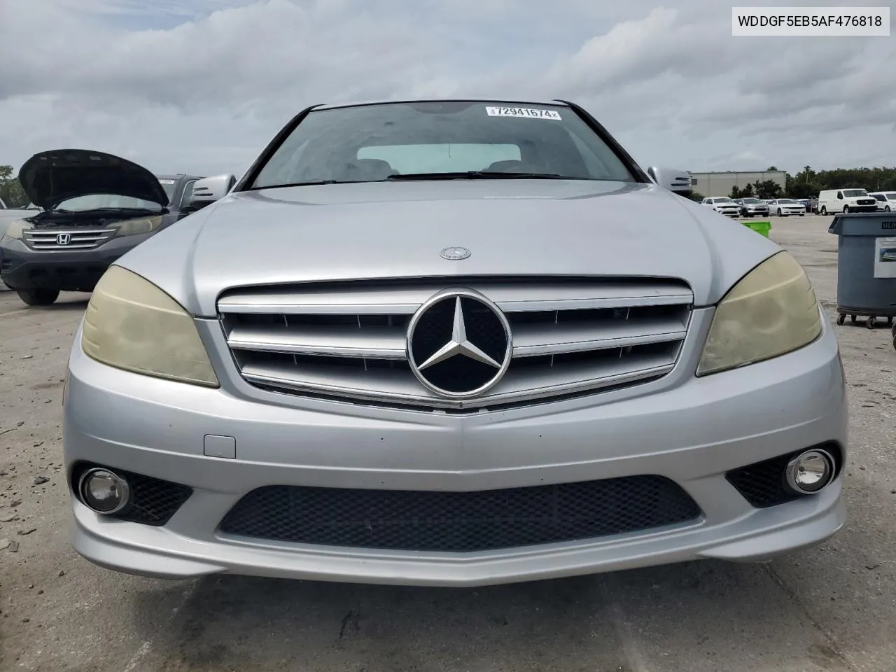 2010 Mercedes-Benz C 300 VIN: WDDGF5EB5AF476818 Lot: 72941674