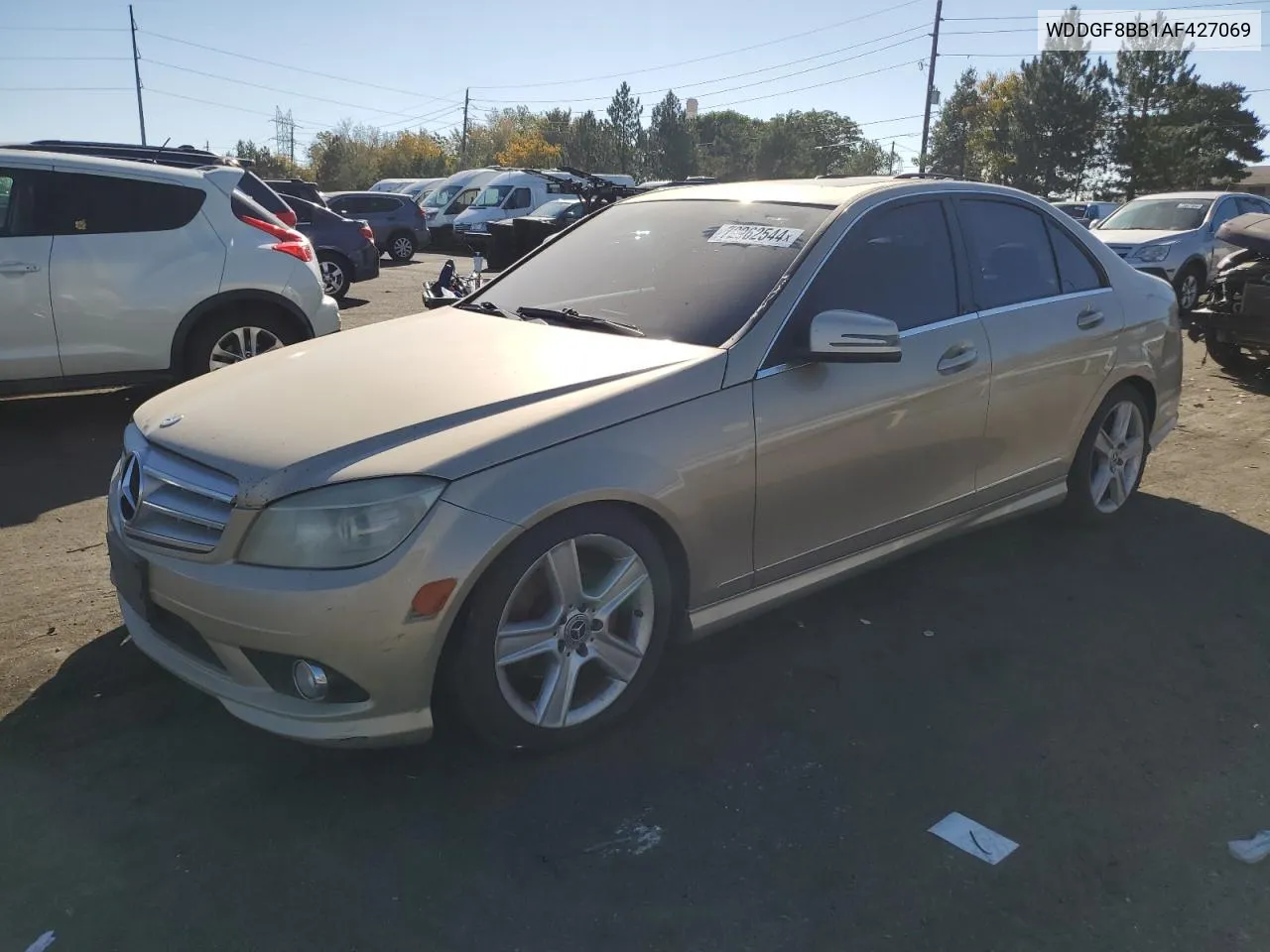 2010 Mercedes-Benz C 300 4Matic VIN: WDDGF8BB1AF427069 Lot: 72962544