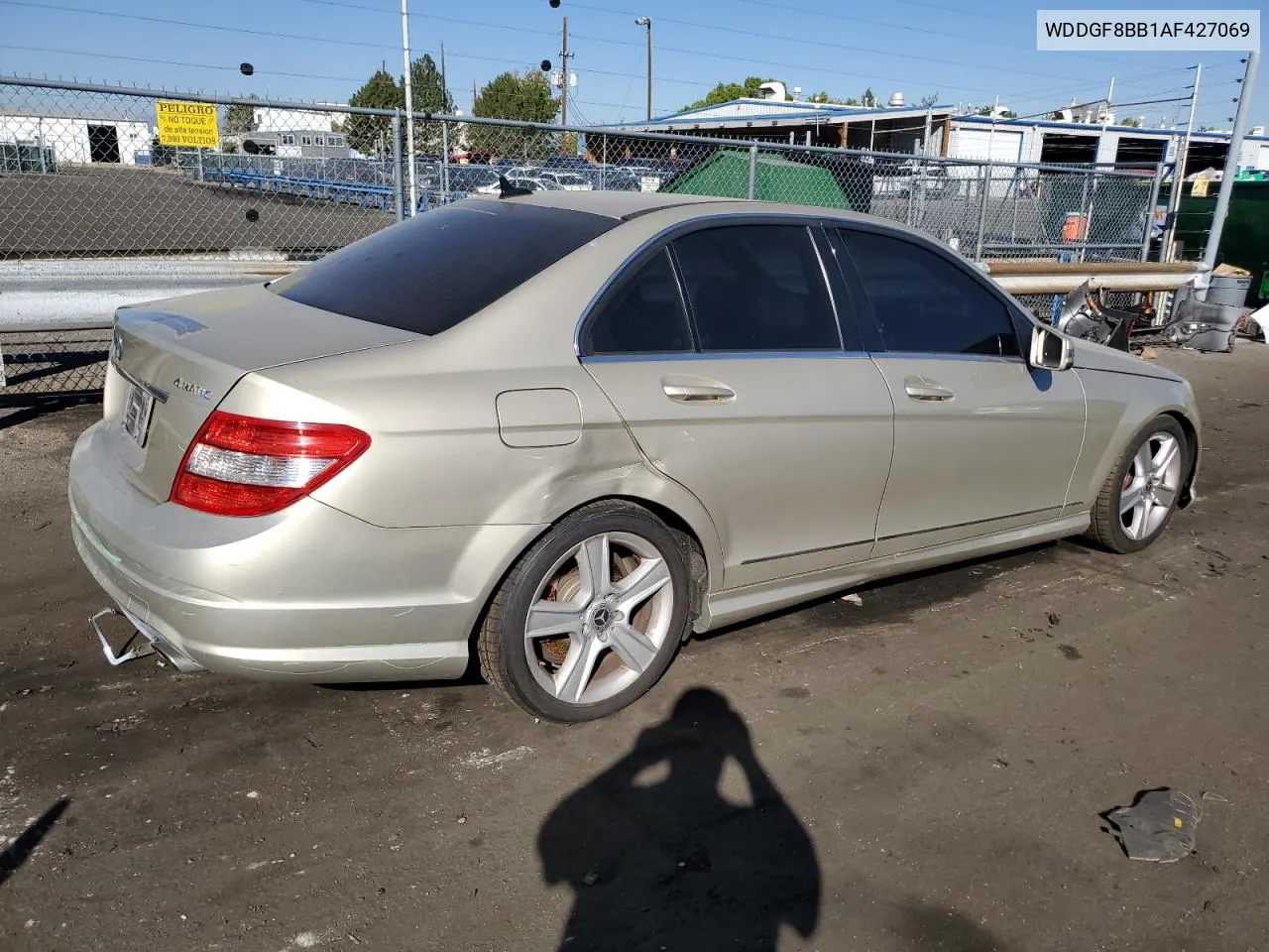 2010 Mercedes-Benz C 300 4Matic VIN: WDDGF8BB1AF427069 Lot: 72962544