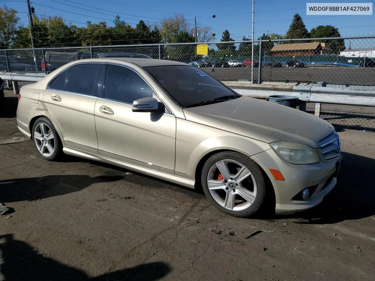 2010 Mercedes-Benz C 300 4Matic VIN: WDDGF8BB1AF427069 Lot: 72962544