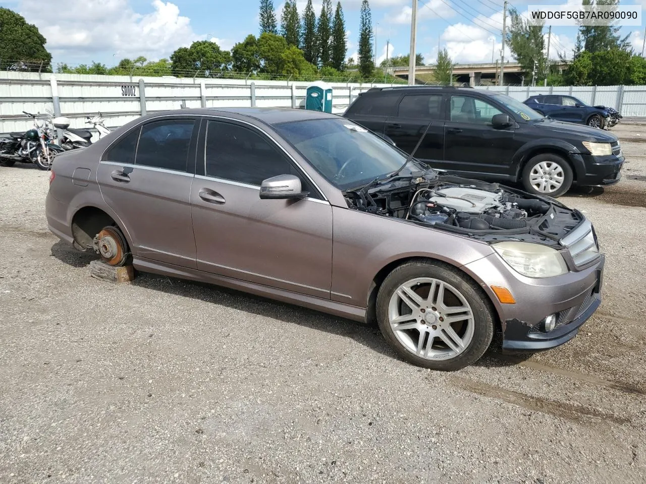 2010 Mercedes-Benz C 350 VIN: WDDGF5GB7AR090090 Lot: 73029324