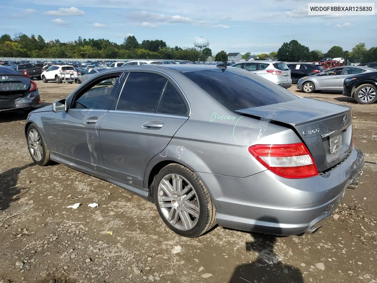 2010 Mercedes-Benz C 300 4Matic VIN: WDDGF8BBXAR125830 Lot: 73505764