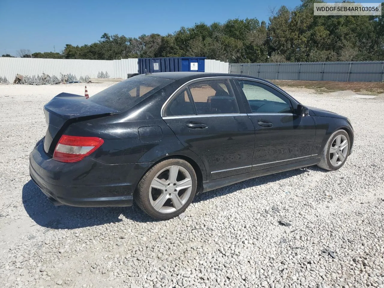 2010 Mercedes-Benz C 300 VIN: WDDGF5EB4AR103056 Lot: 73595184