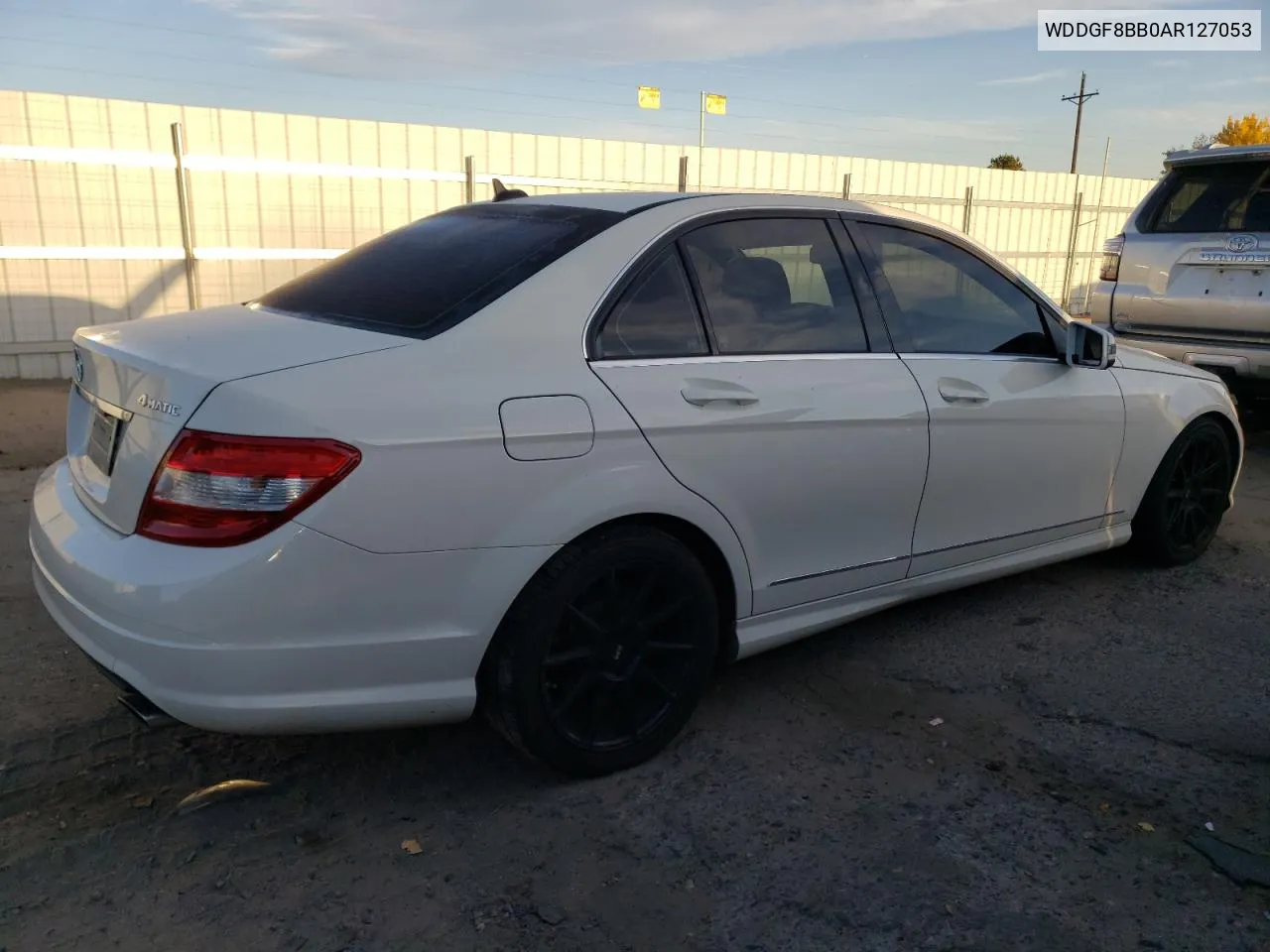 2010 Mercedes-Benz C 300 4Matic VIN: WDDGF8BB0AR127053 Lot: 73607724