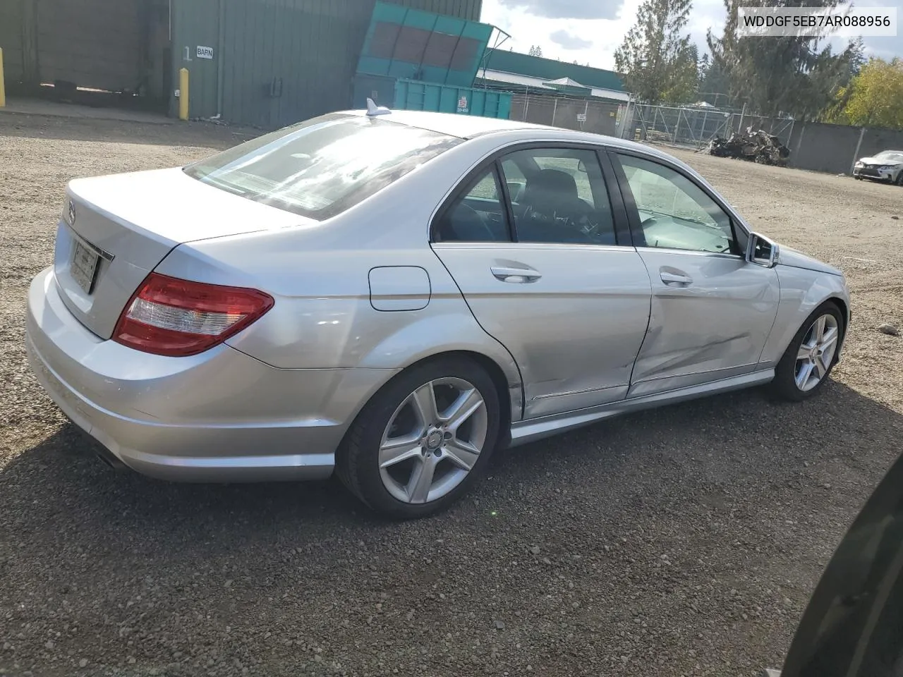 2010 Mercedes-Benz C 300 VIN: WDDGF5EB7AR088956 Lot: 74037974