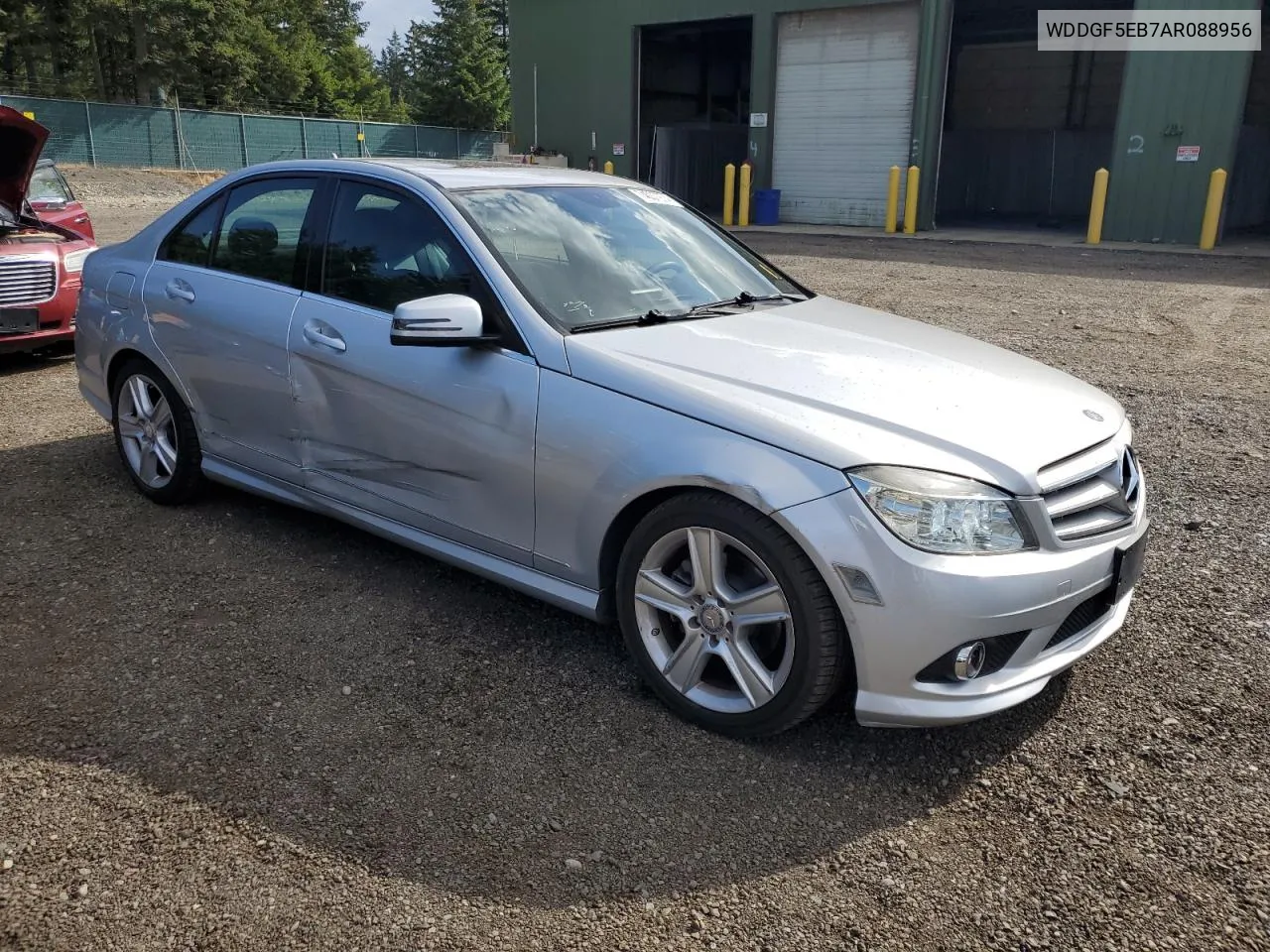 2010 Mercedes-Benz C 300 VIN: WDDGF5EB7AR088956 Lot: 74037974