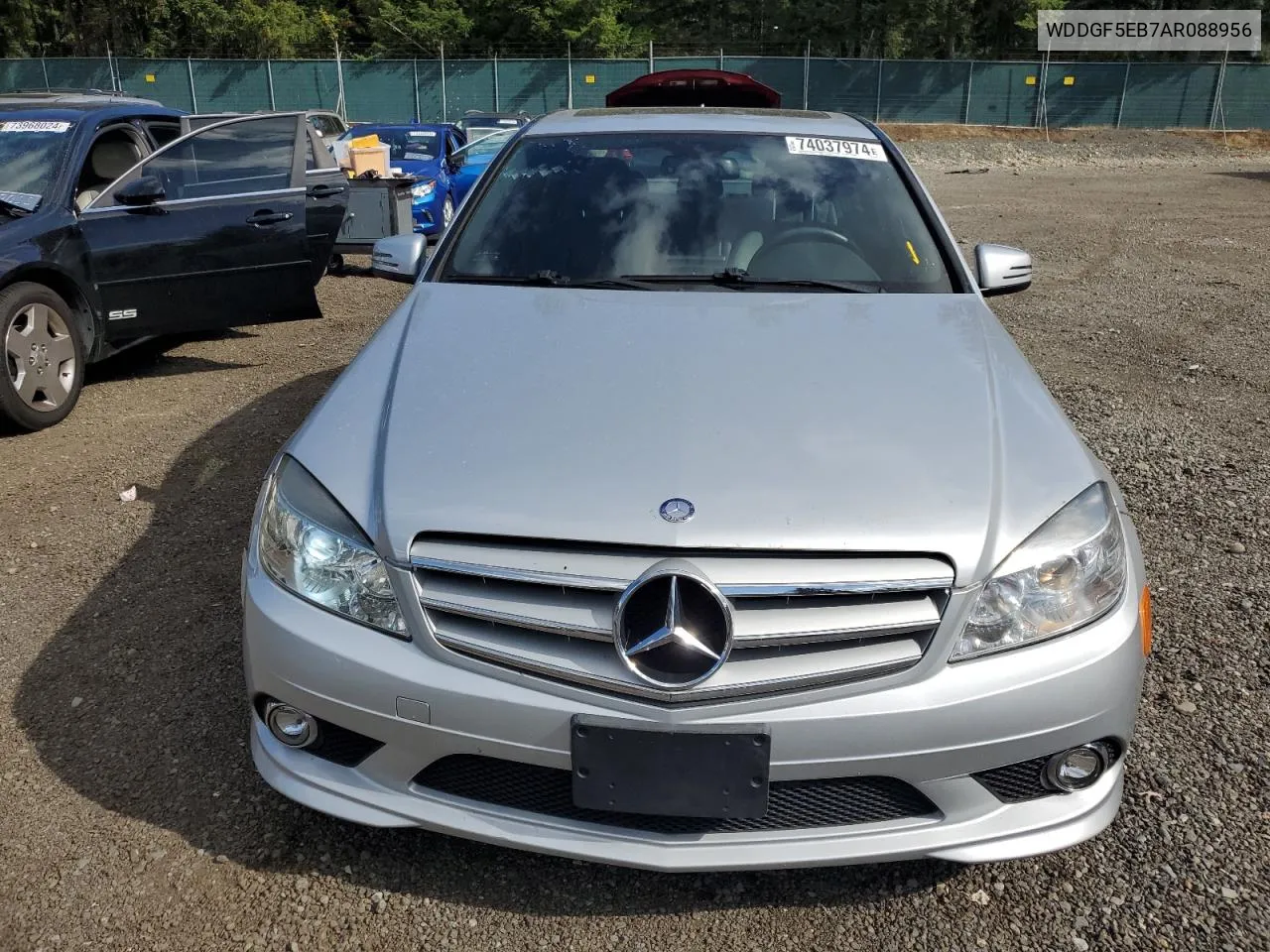 2010 Mercedes-Benz C 300 VIN: WDDGF5EB7AR088956 Lot: 74037974