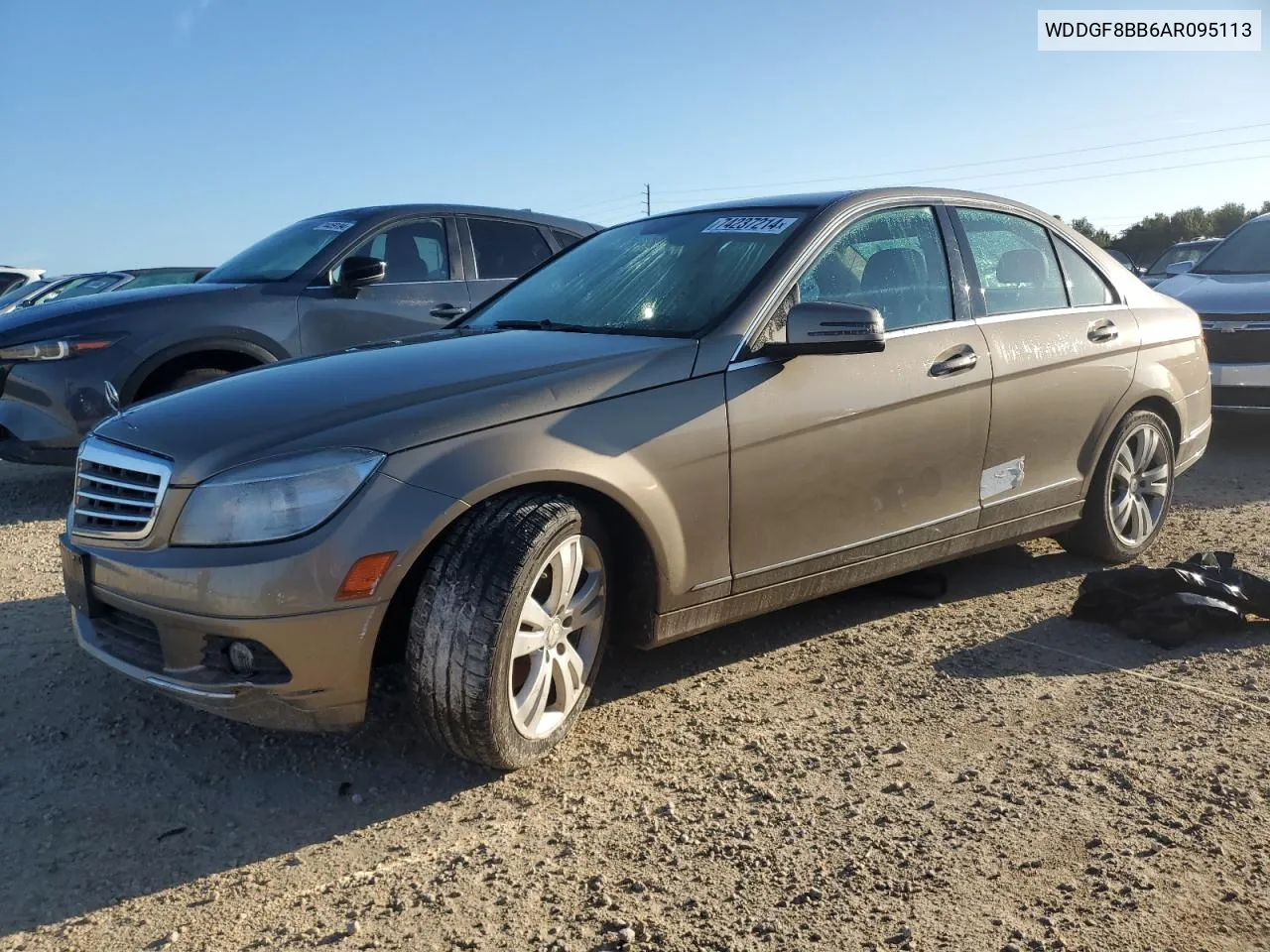 2010 Mercedes-Benz C 300 4Matic VIN: WDDGF8BB6AR095113 Lot: 74237214