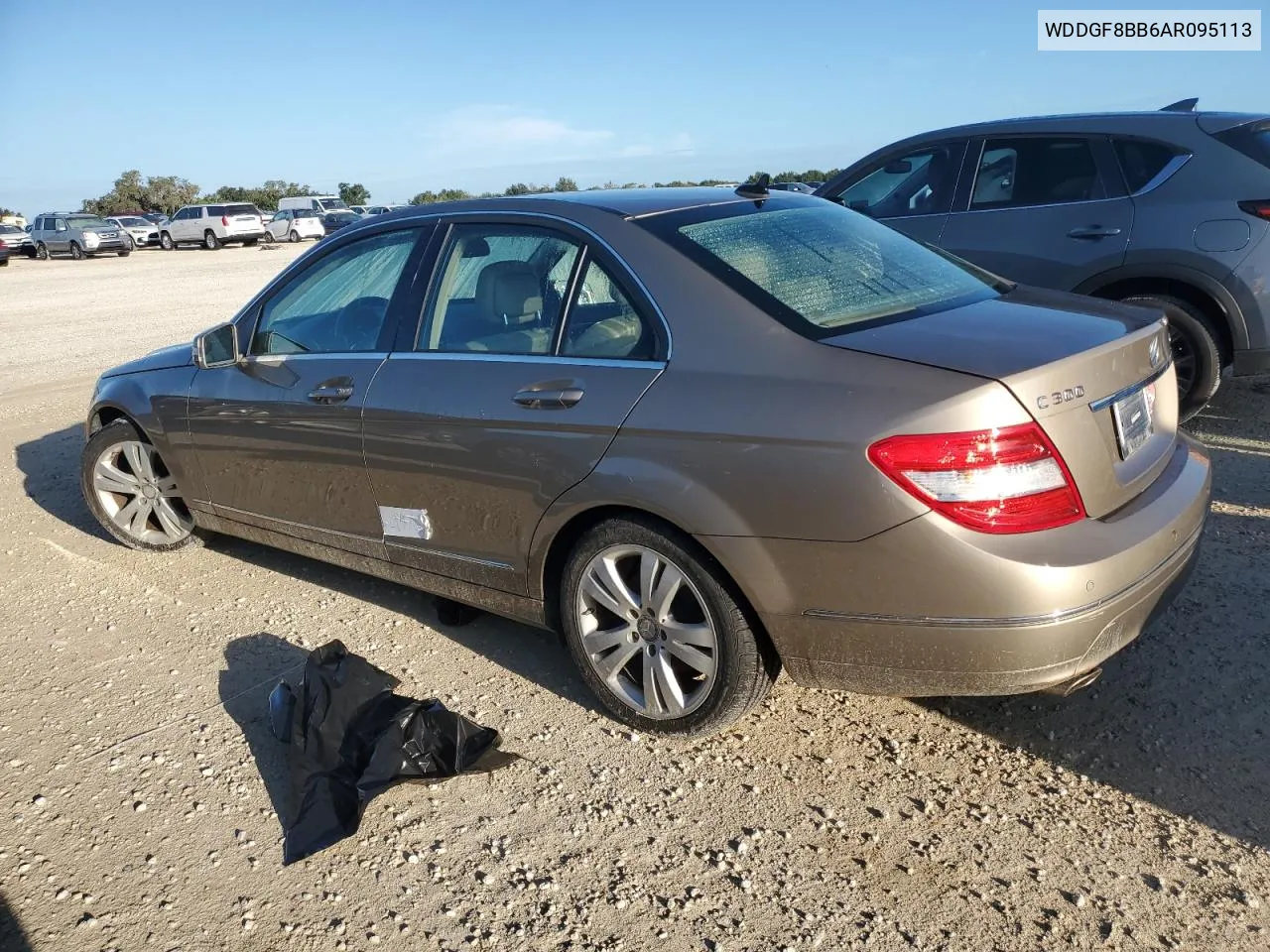 2010 Mercedes-Benz C 300 4Matic VIN: WDDGF8BB6AR095113 Lot: 74237214