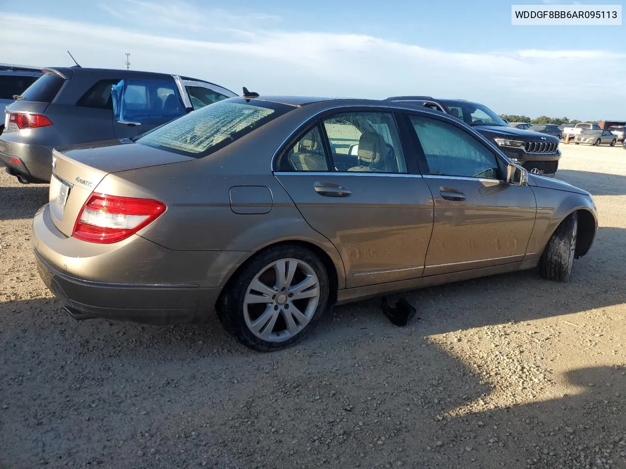 2010 Mercedes-Benz C 300 4Matic VIN: WDDGF8BB6AR095113 Lot: 74237214