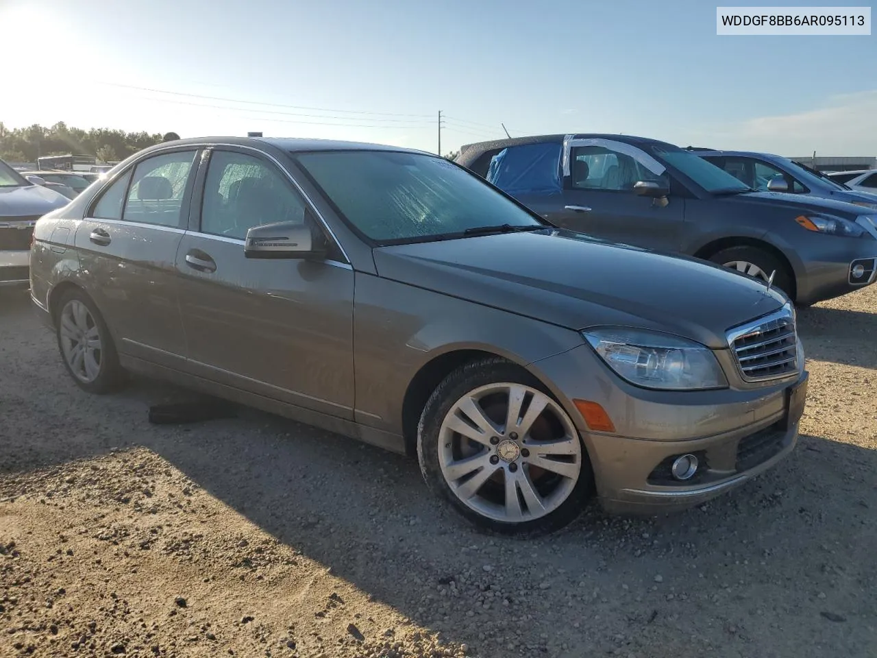 2010 Mercedes-Benz C 300 4Matic VIN: WDDGF8BB6AR095113 Lot: 74237214