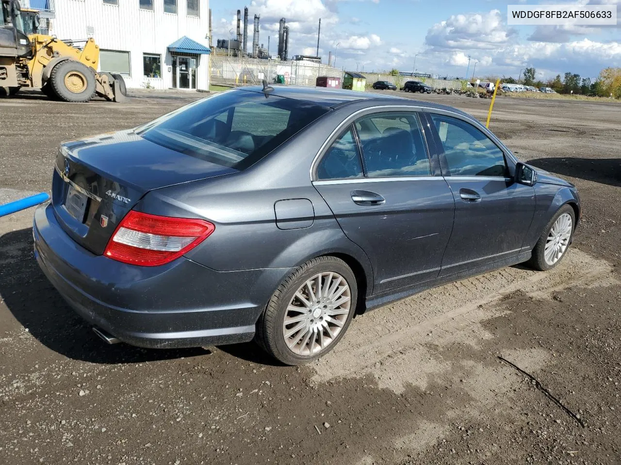 2010 Mercedes-Benz C 250 4Matic VIN: WDDGF8FB2AF506633 Lot: 74417394