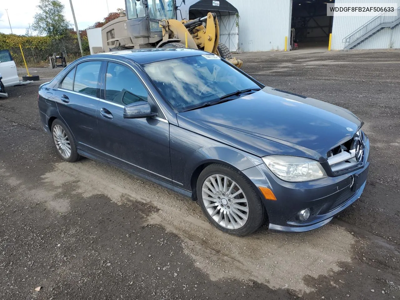 2010 Mercedes-Benz C 250 4Matic VIN: WDDGF8FB2AF506633 Lot: 74417394