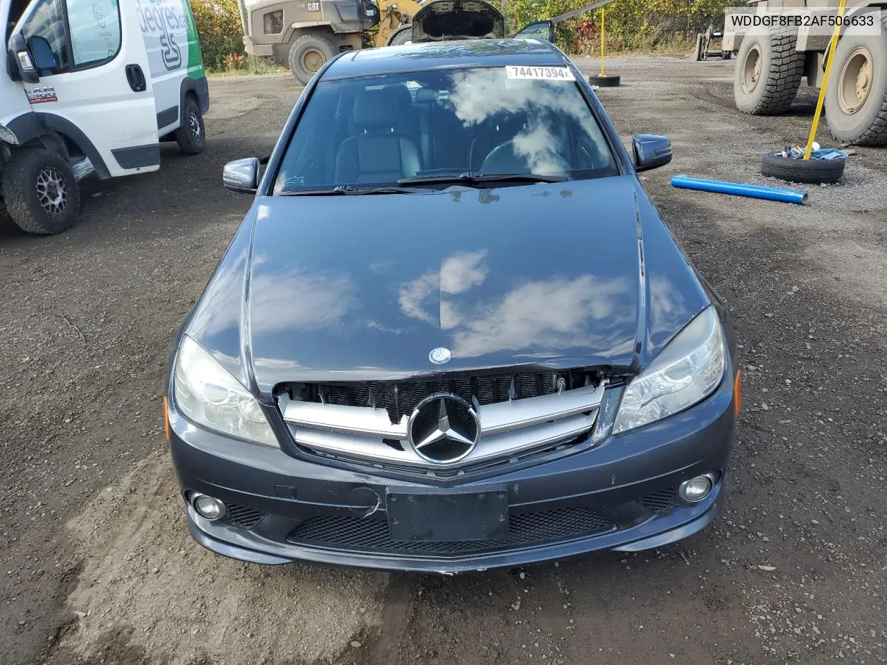 2010 Mercedes-Benz C 250 4Matic VIN: WDDGF8FB2AF506633 Lot: 74417394