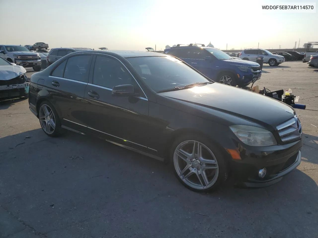 2010 Mercedes-Benz C 300 VIN: WDDGF5EB7AR114570 Lot: 74738214