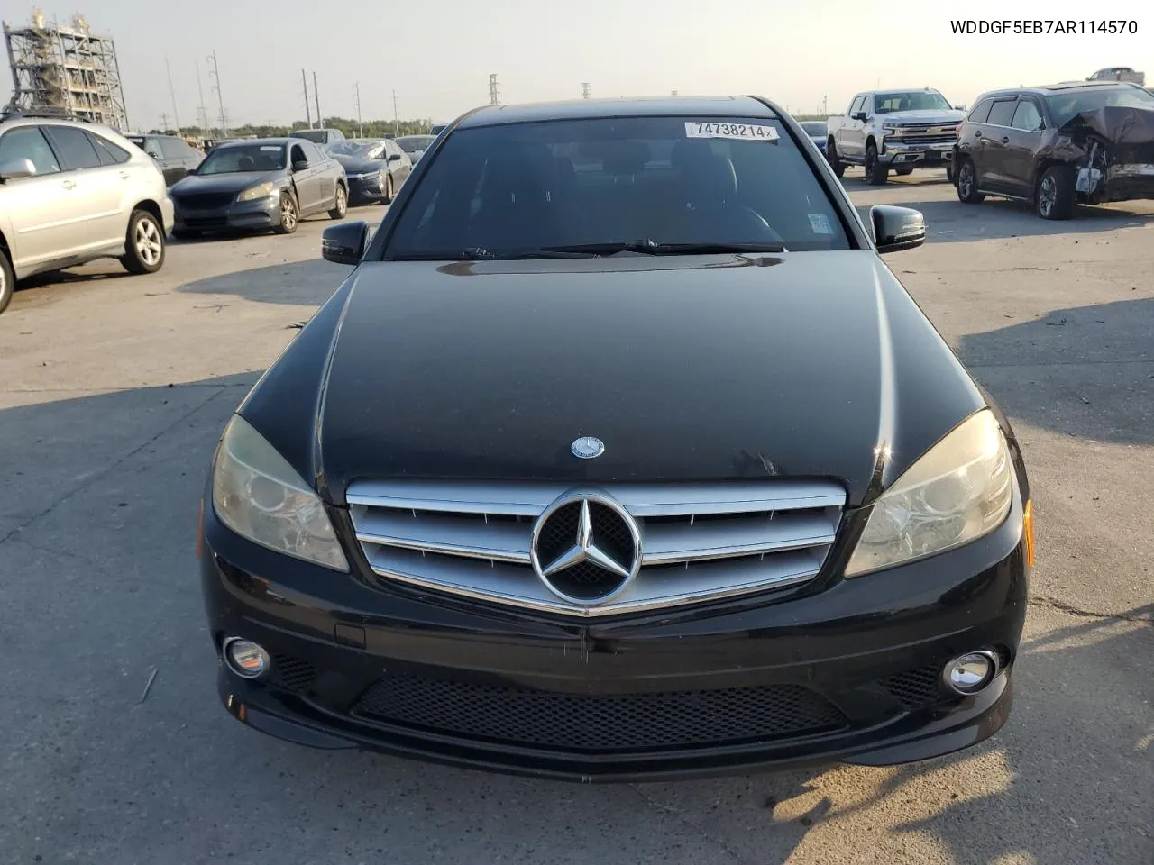 2010 Mercedes-Benz C 300 VIN: WDDGF5EB7AR114570 Lot: 74738214