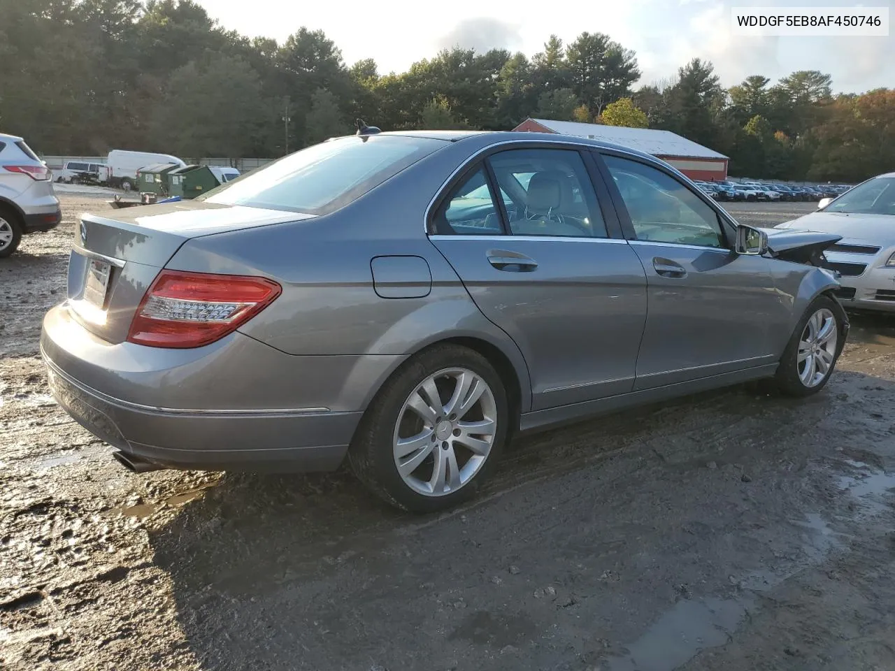 2010 Mercedes-Benz C 300 VIN: WDDGF5EB8AF450746 Lot: 74896784