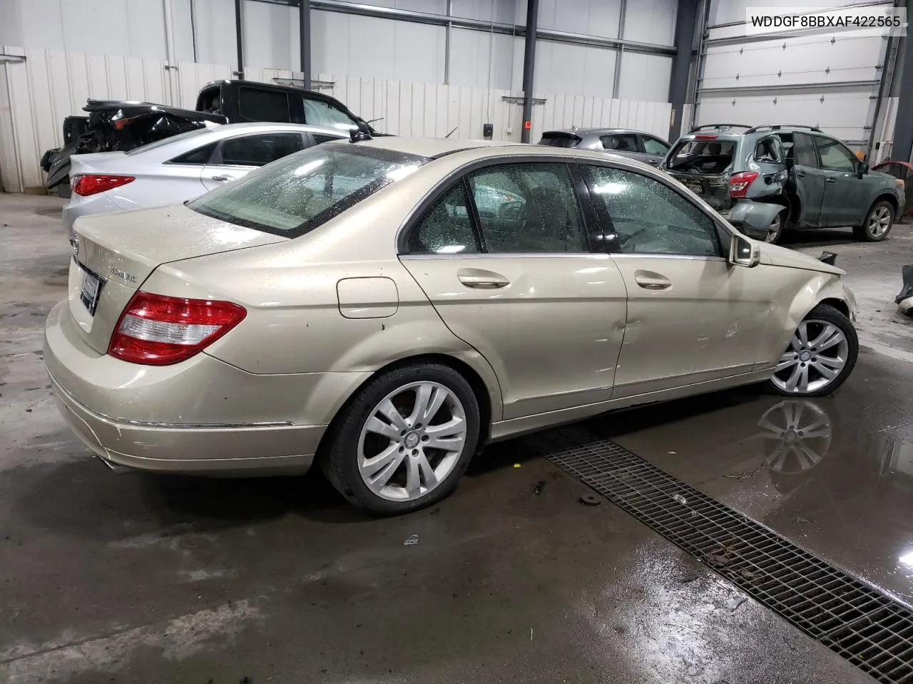 2010 Mercedes-Benz C 300 4Matic VIN: WDDGF8BBXAF422565 Lot: 75742074