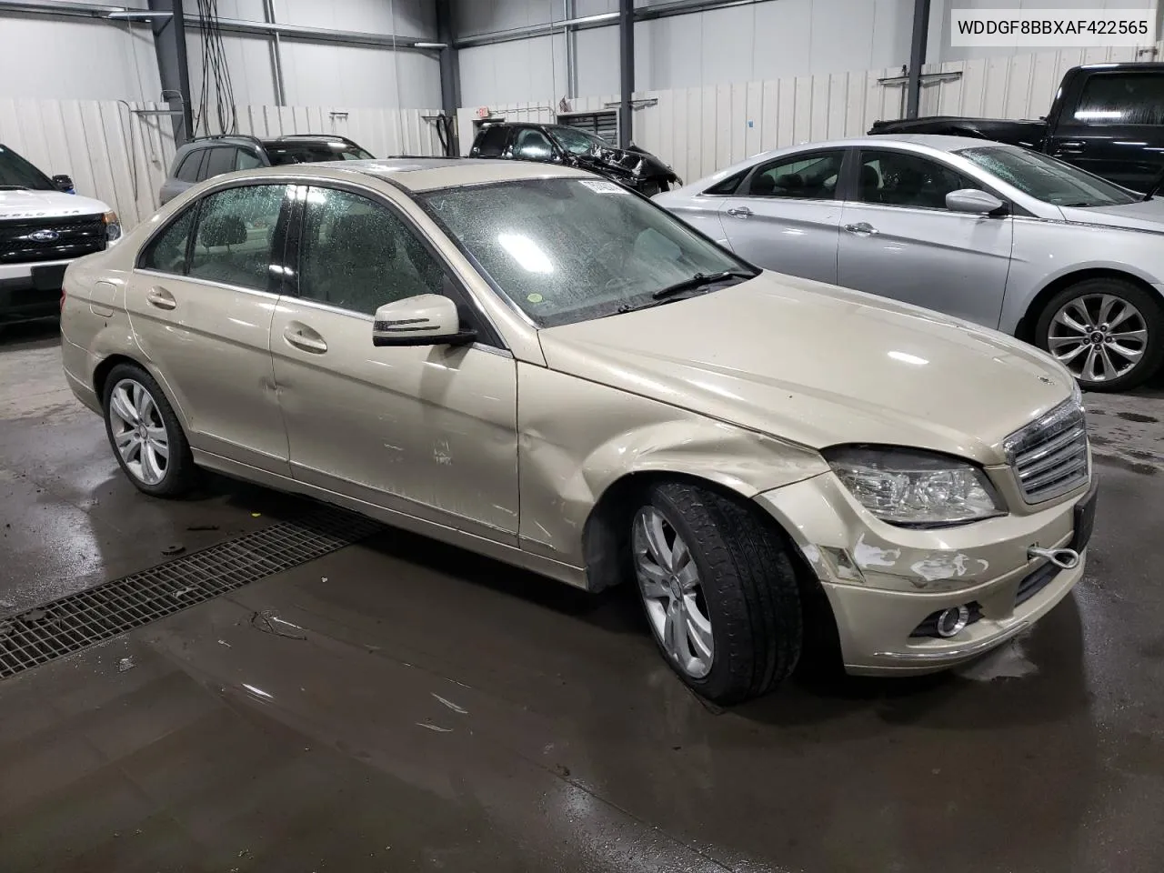 2010 Mercedes-Benz C 300 4Matic VIN: WDDGF8BBXAF422565 Lot: 75742074