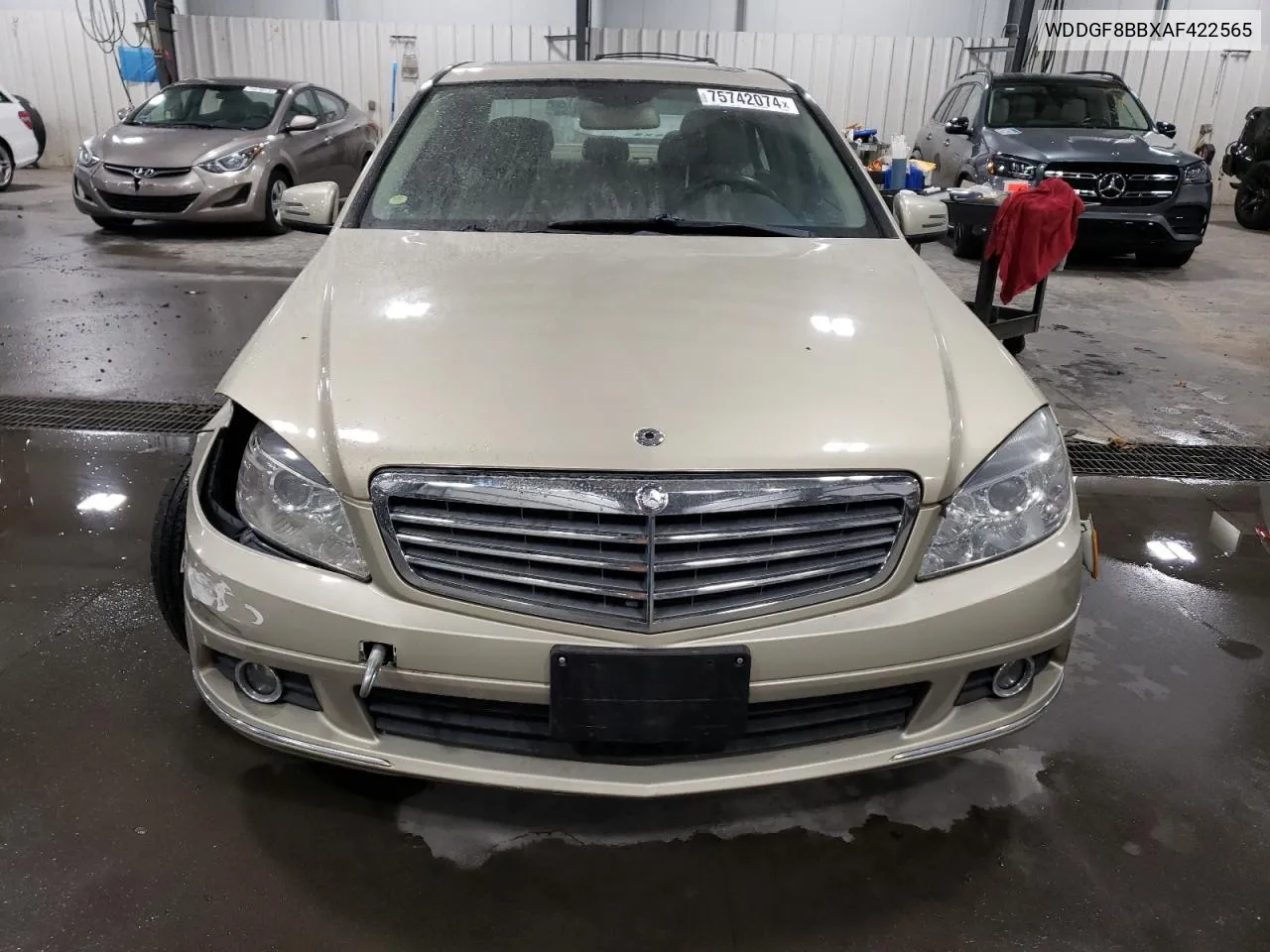 2010 Mercedes-Benz C 300 4Matic VIN: WDDGF8BBXAF422565 Lot: 75742074