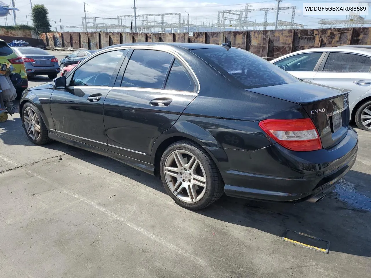 2010 Mercedes-Benz C 350 VIN: WDDGF5GBXAR088589 Lot: 75991824