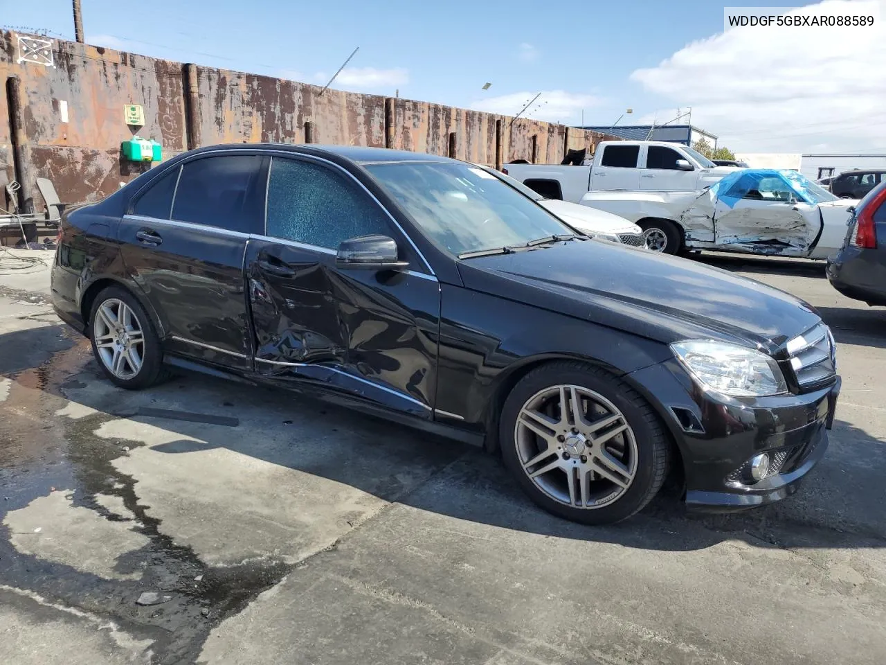 2010 Mercedes-Benz C 350 VIN: WDDGF5GBXAR088589 Lot: 75991824