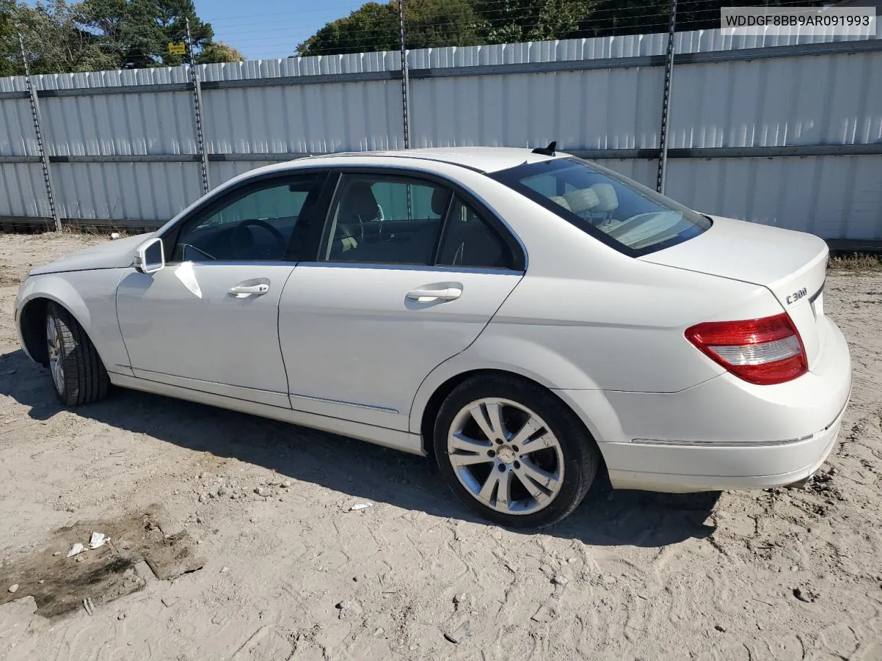 2010 Mercedes-Benz C 300 4Matic VIN: WDDGF8BB9AR091993 Lot: 76162054