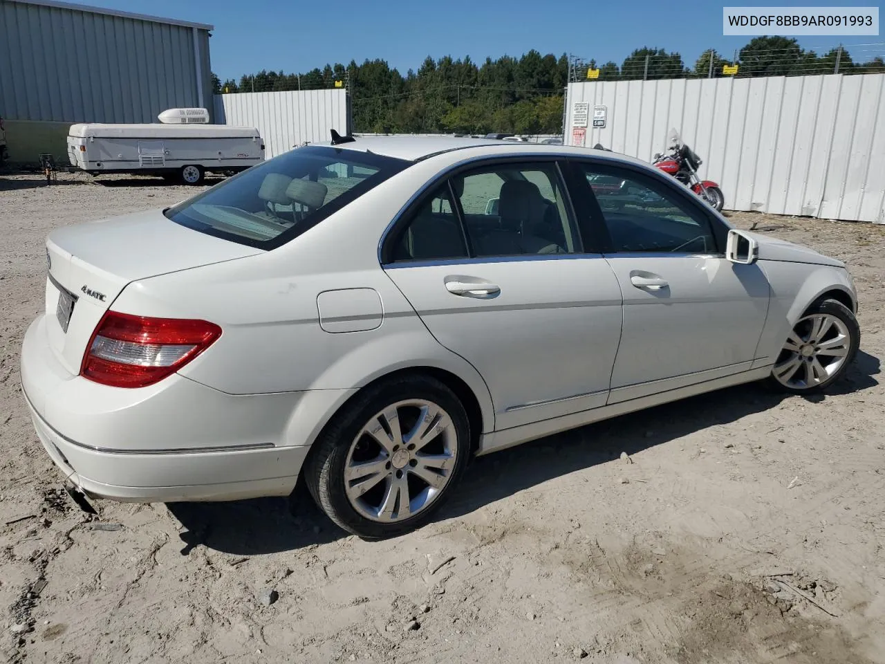 2010 Mercedes-Benz C 300 4Matic VIN: WDDGF8BB9AR091993 Lot: 76162054