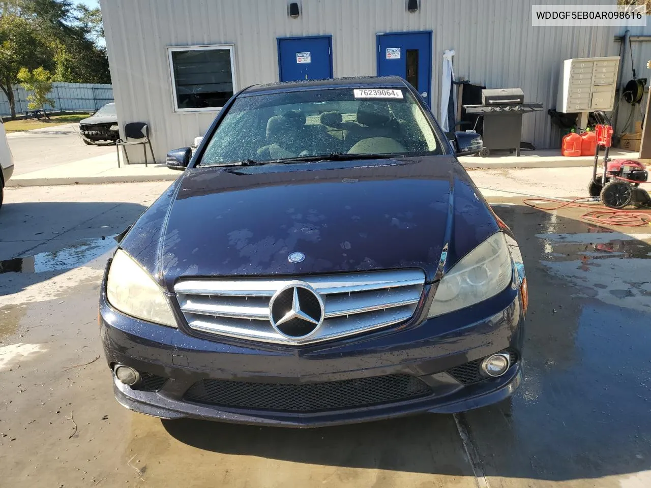 2010 Mercedes-Benz C 300 VIN: WDDGF5EB0AR098616 Lot: 76239064