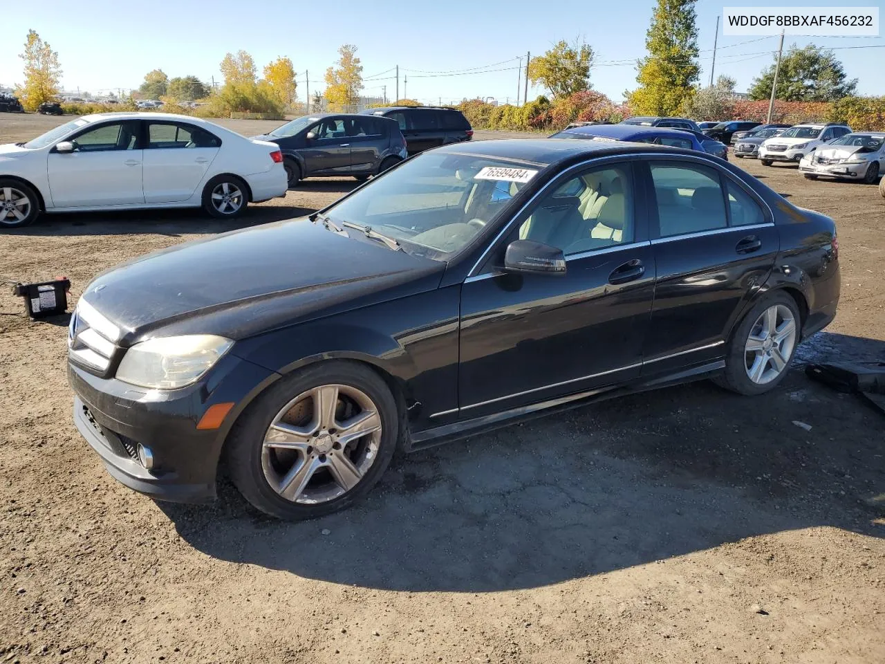 2010 Mercedes-Benz C 300 4Matic VIN: WDDGF8BBXAF456232 Lot: 76599484