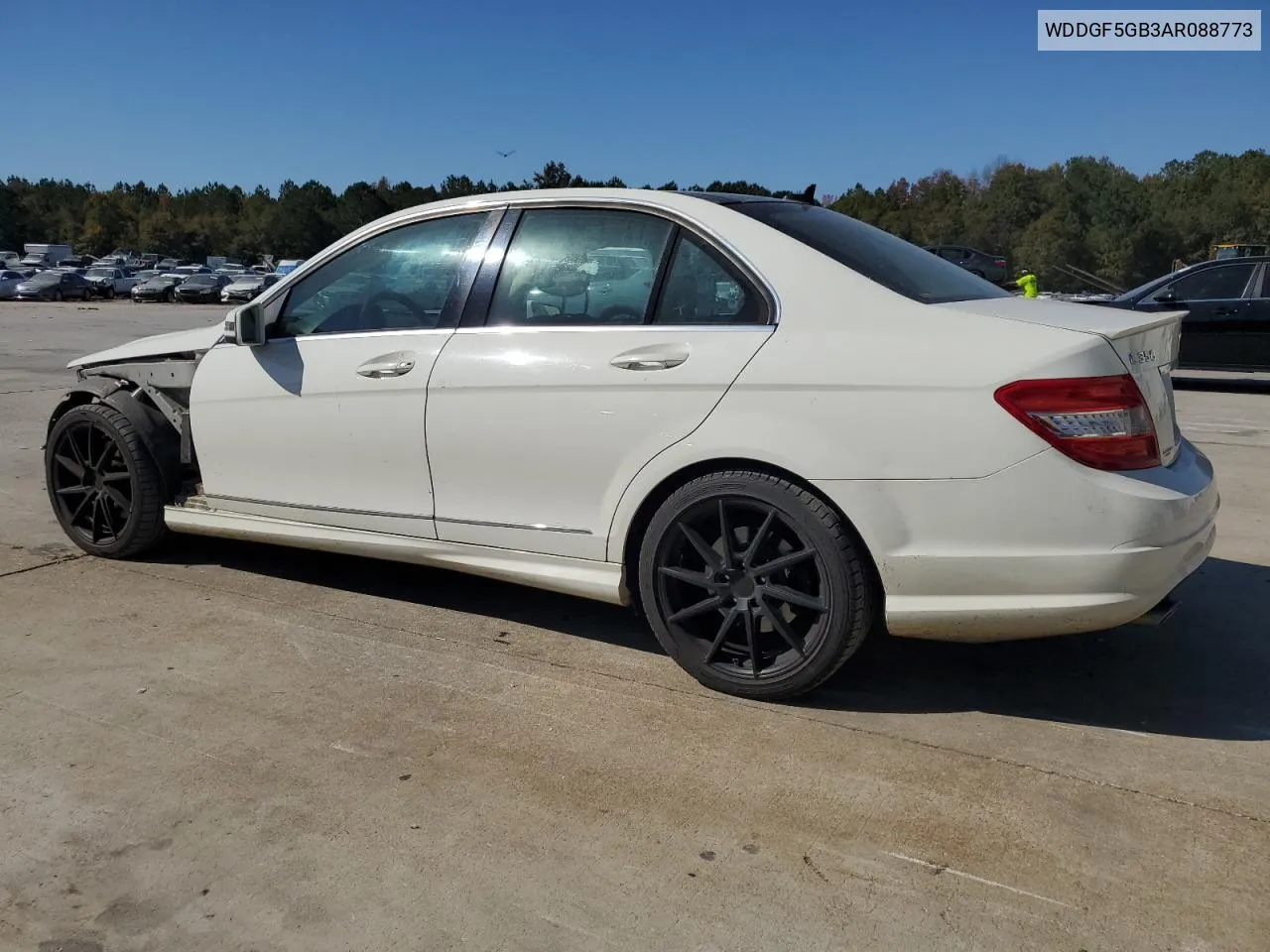 2010 Mercedes-Benz C 350 VIN: WDDGF5GB3AR088773 Lot: 78030424