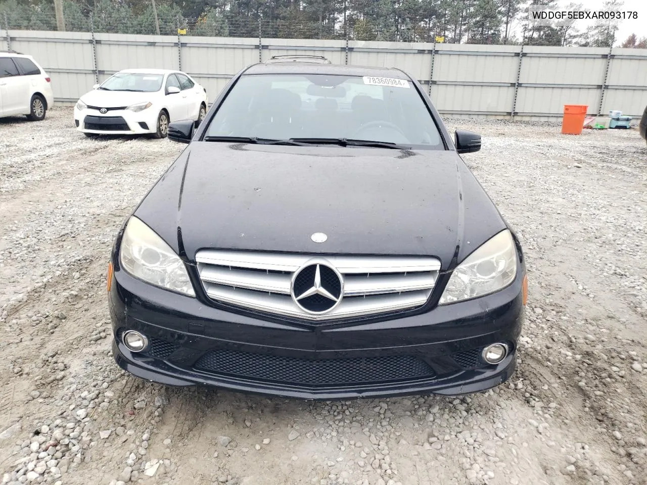 WDDGF5EBXAR093178 2010 Mercedes-Benz C 300