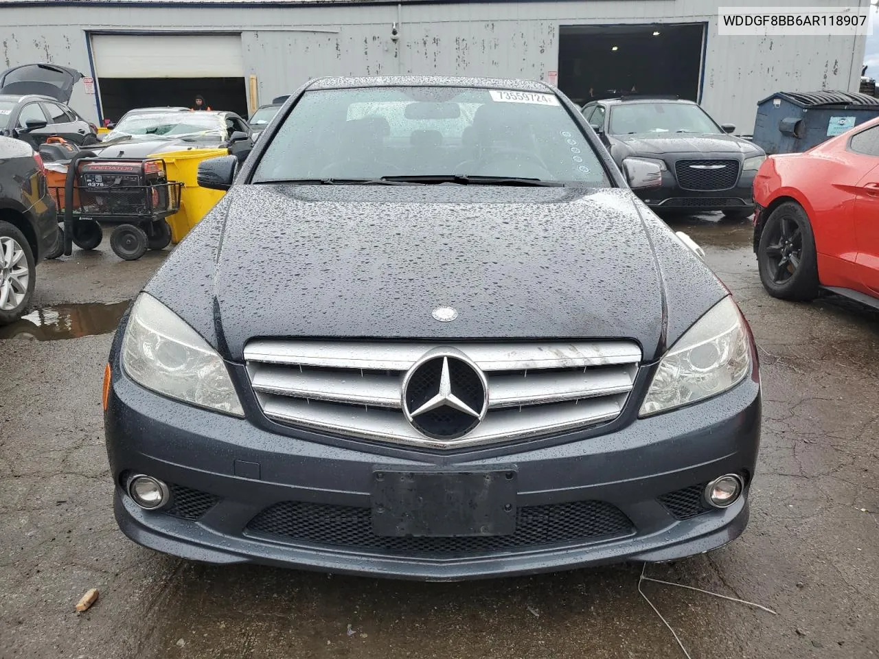 2010 Mercedes-Benz C 300 4Matic VIN: WDDGF8BB6AR118907 Lot: 78455424