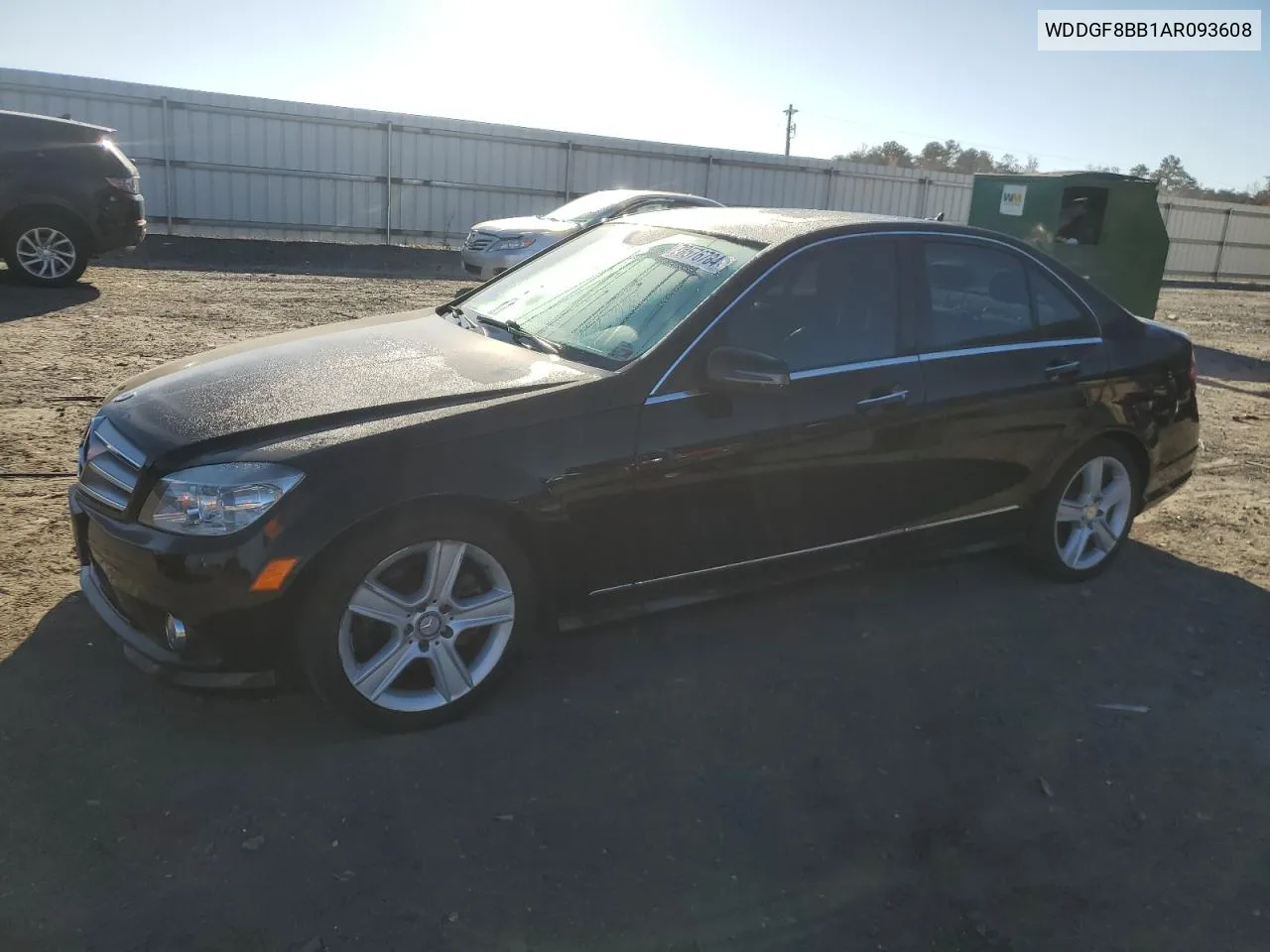 2010 Mercedes-Benz C 300 4Matic VIN: WDDGF8BB1AR093608 Lot: 78576784