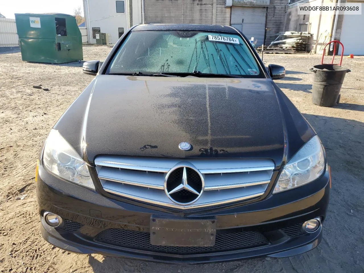 2010 Mercedes-Benz C 300 4Matic VIN: WDDGF8BB1AR093608 Lot: 78576784