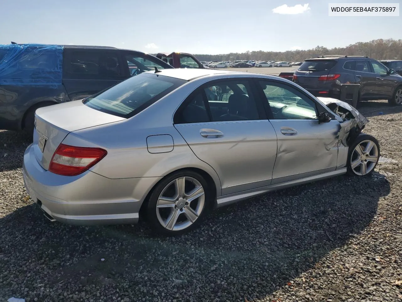 2010 Mercedes-Benz C 300 VIN: WDDGF5EB4AF375897 Lot: 78648094