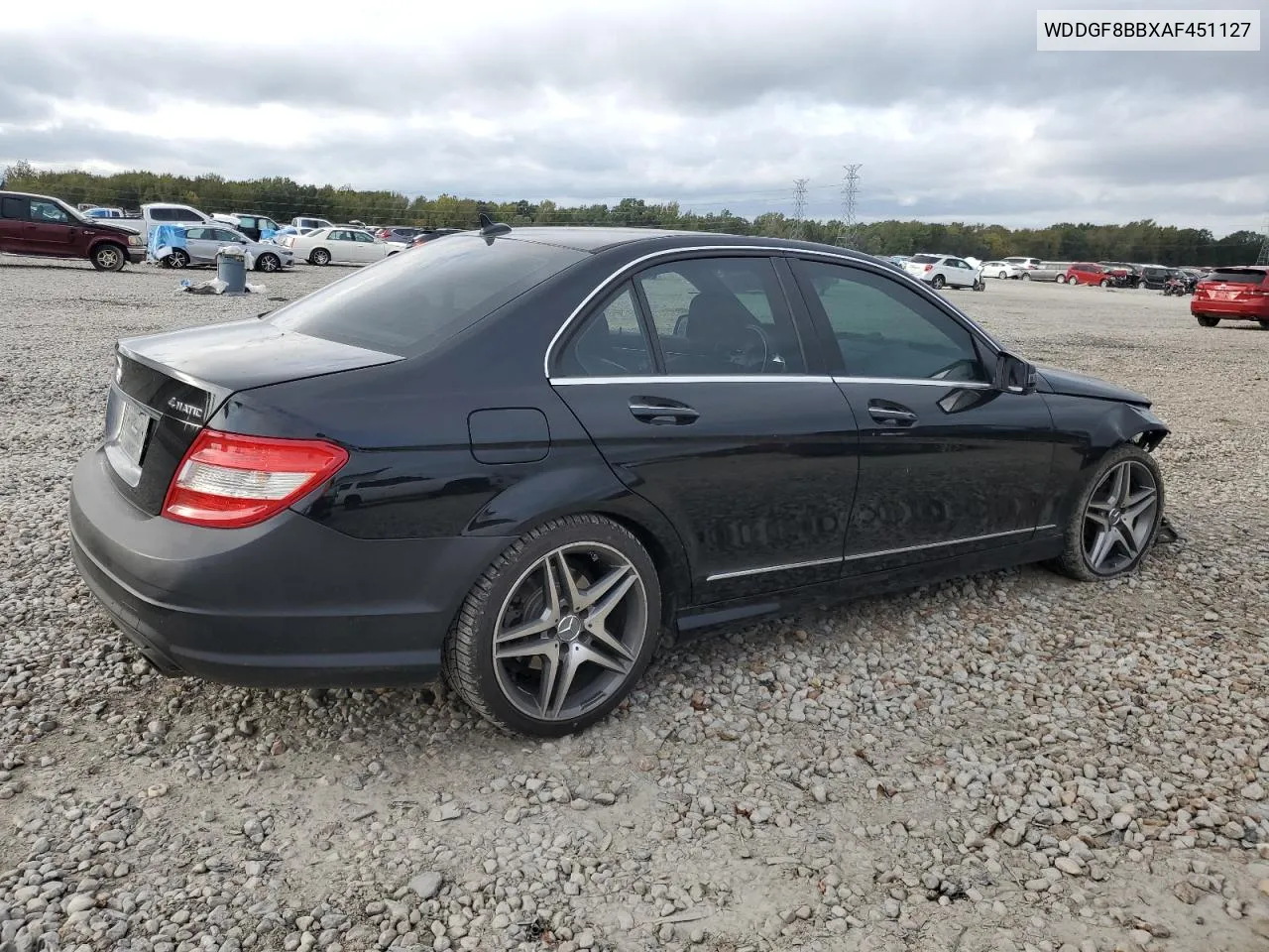 2010 Mercedes-Benz C 300 4Matic VIN: WDDGF8BBXAF451127 Lot: 78994504