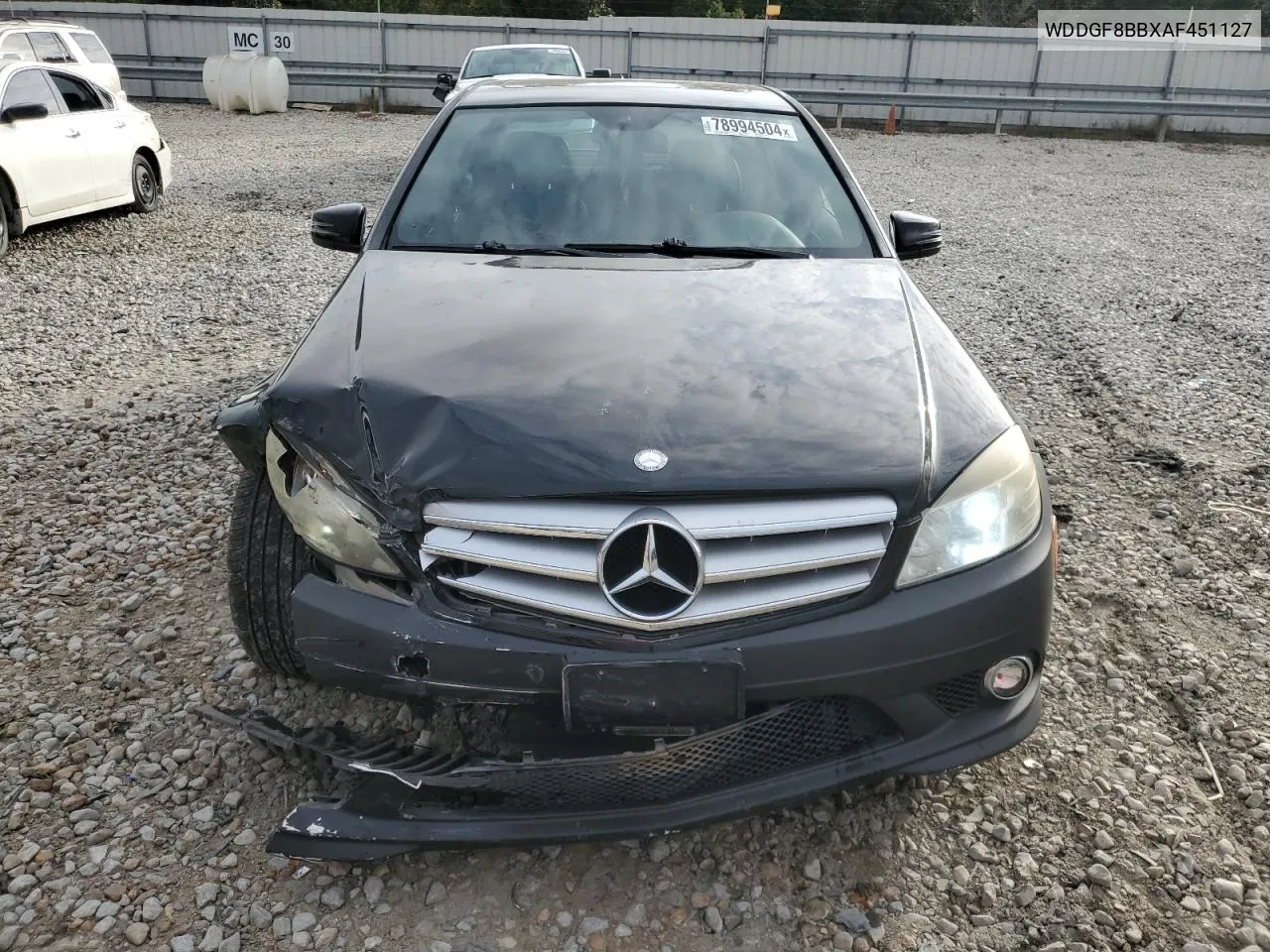 2010 Mercedes-Benz C 300 4Matic VIN: WDDGF8BBXAF451127 Lot: 78994504