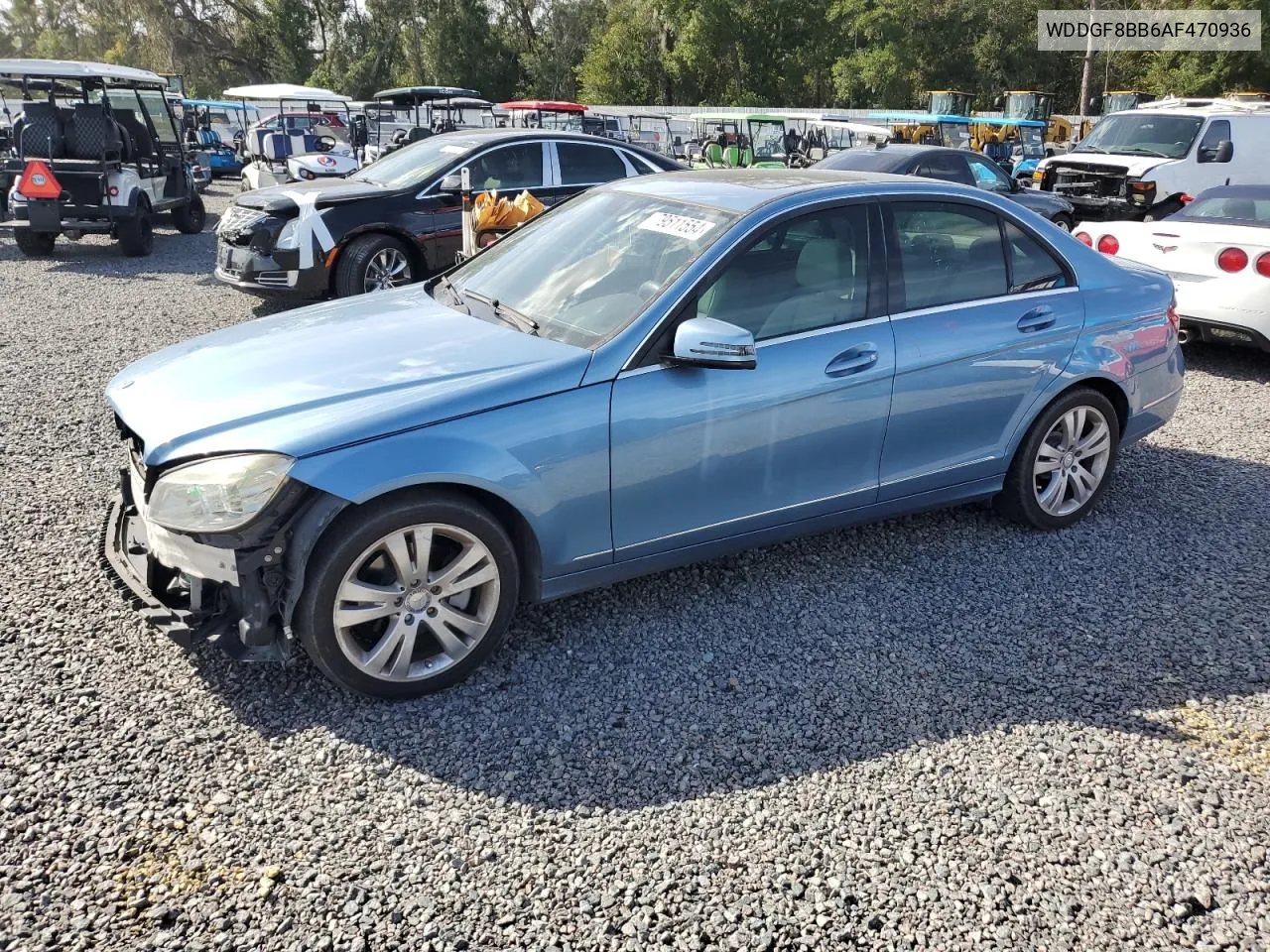 2010 Mercedes-Benz C 300 4Matic VIN: WDDGF8BB6AF470936 Lot: 79511554