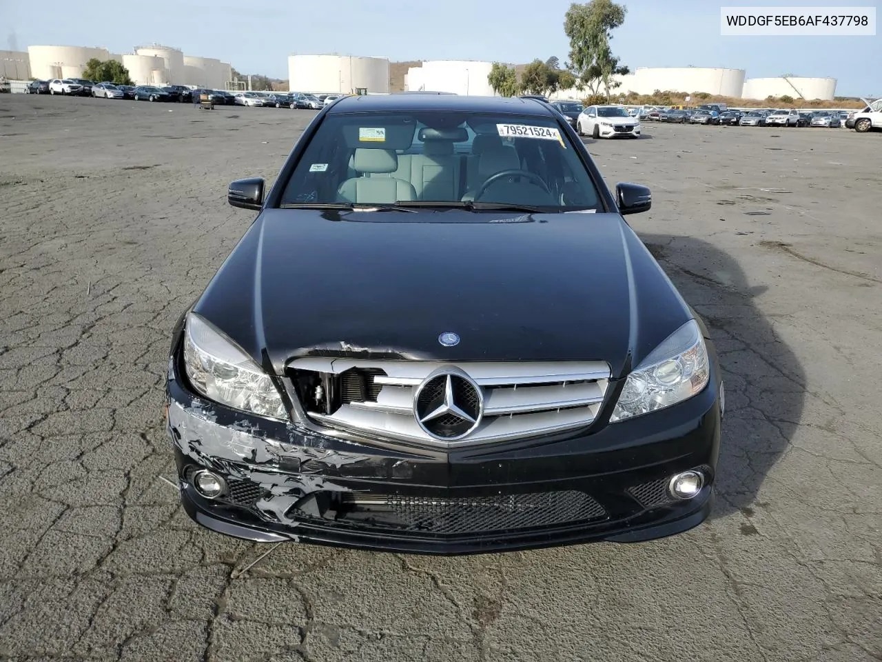 2010 Mercedes-Benz C 300 VIN: WDDGF5EB6AF437798 Lot: 79521524