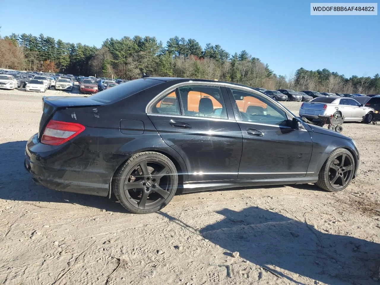 2010 Mercedes-Benz C 300 4Matic VIN: WDDGF8BB6AF484822 Lot: 79846344