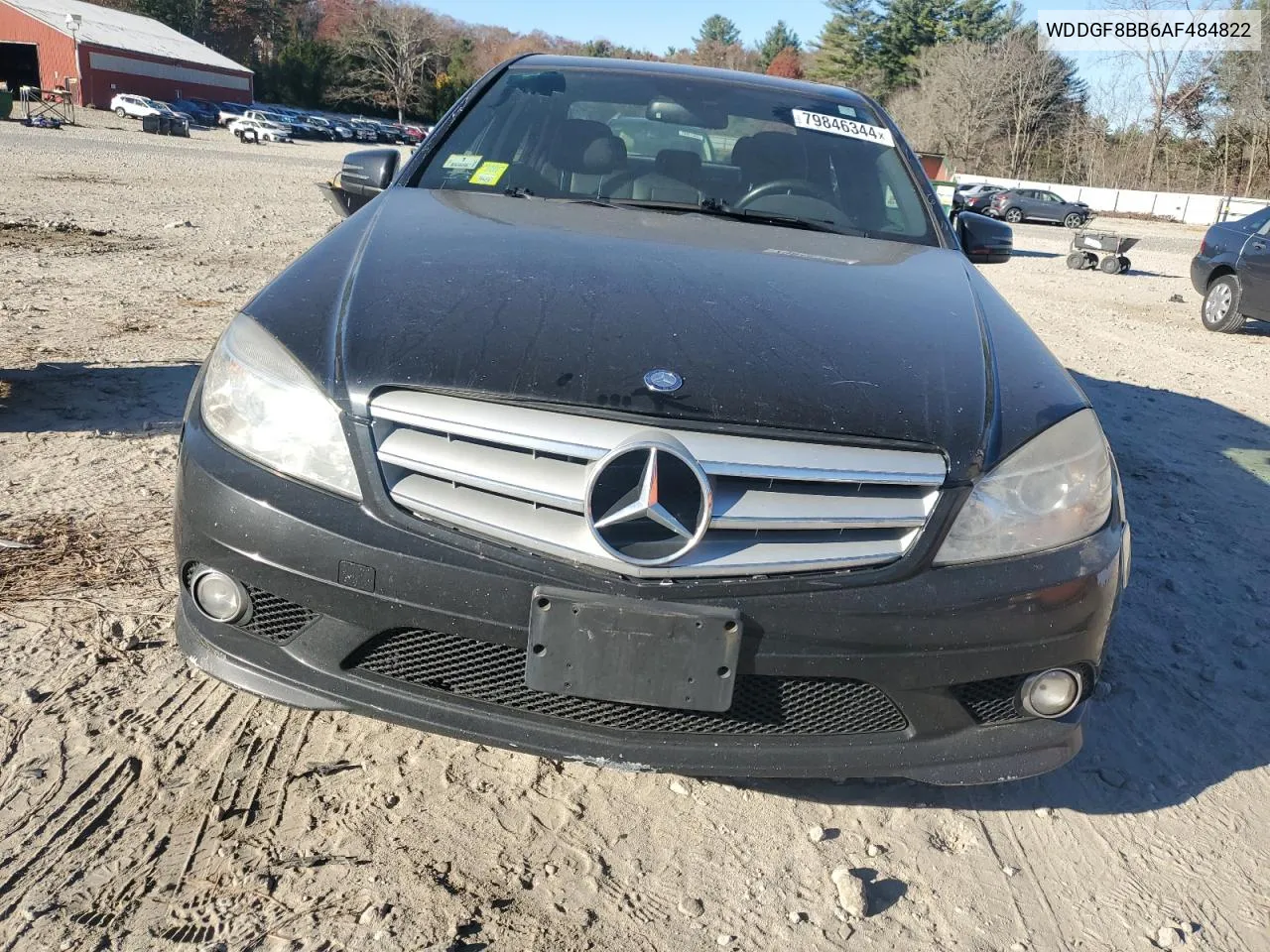 2010 Mercedes-Benz C 300 4Matic VIN: WDDGF8BB6AF484822 Lot: 79846344